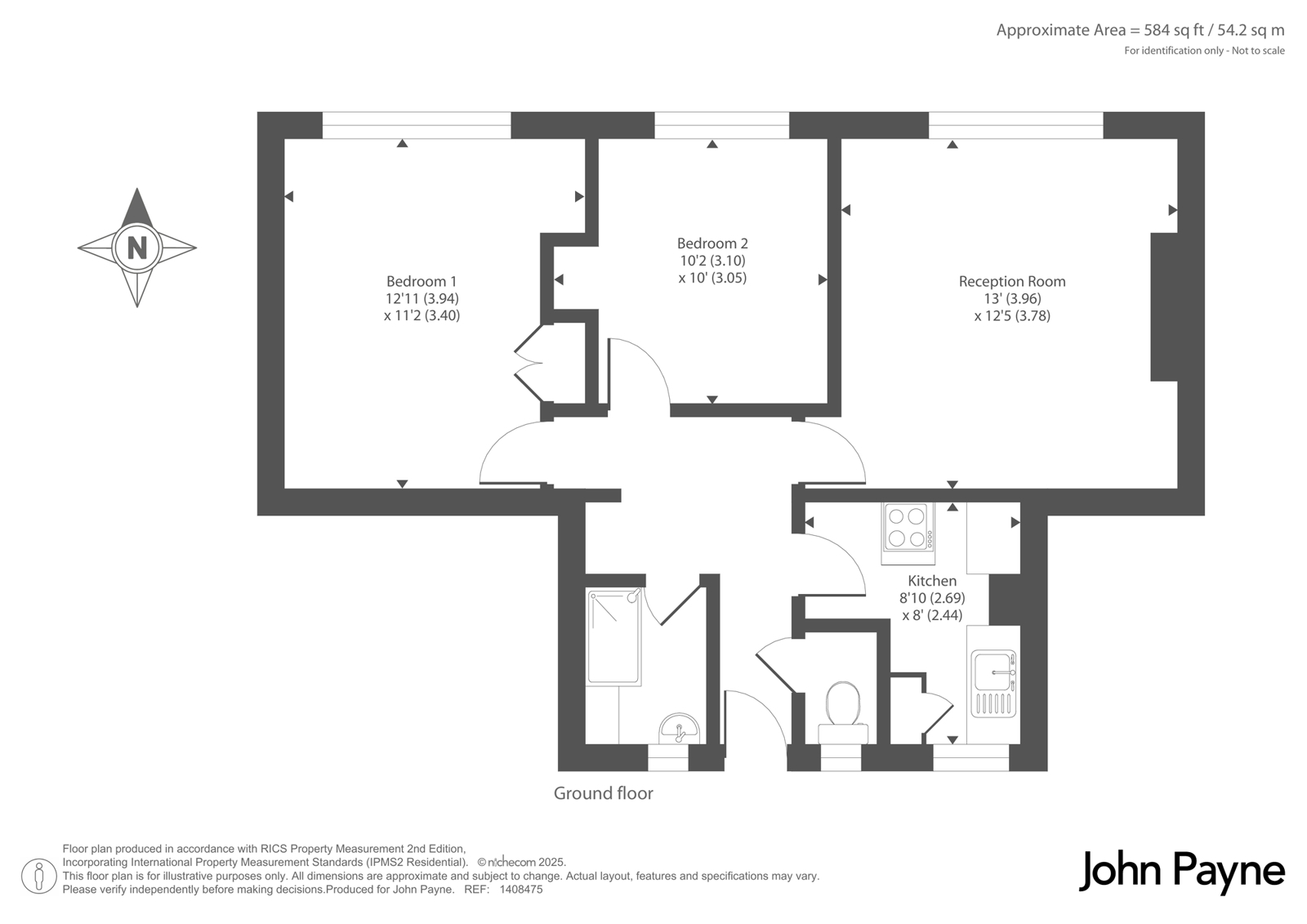 Flat 4, Squires House,, Barnfield Road, Woolwich floorplan