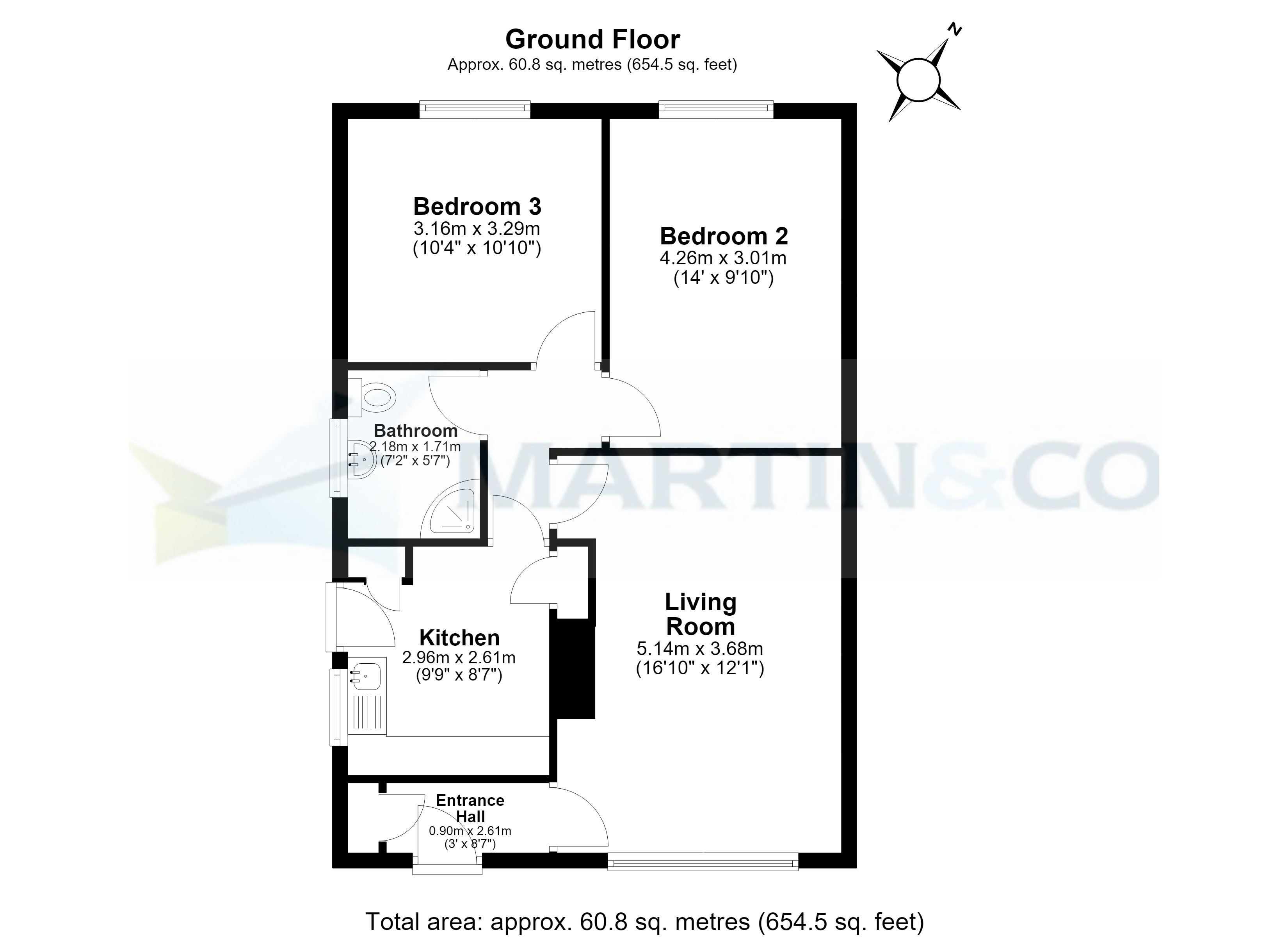 42, Hoades Avenue, Worksop floorplan