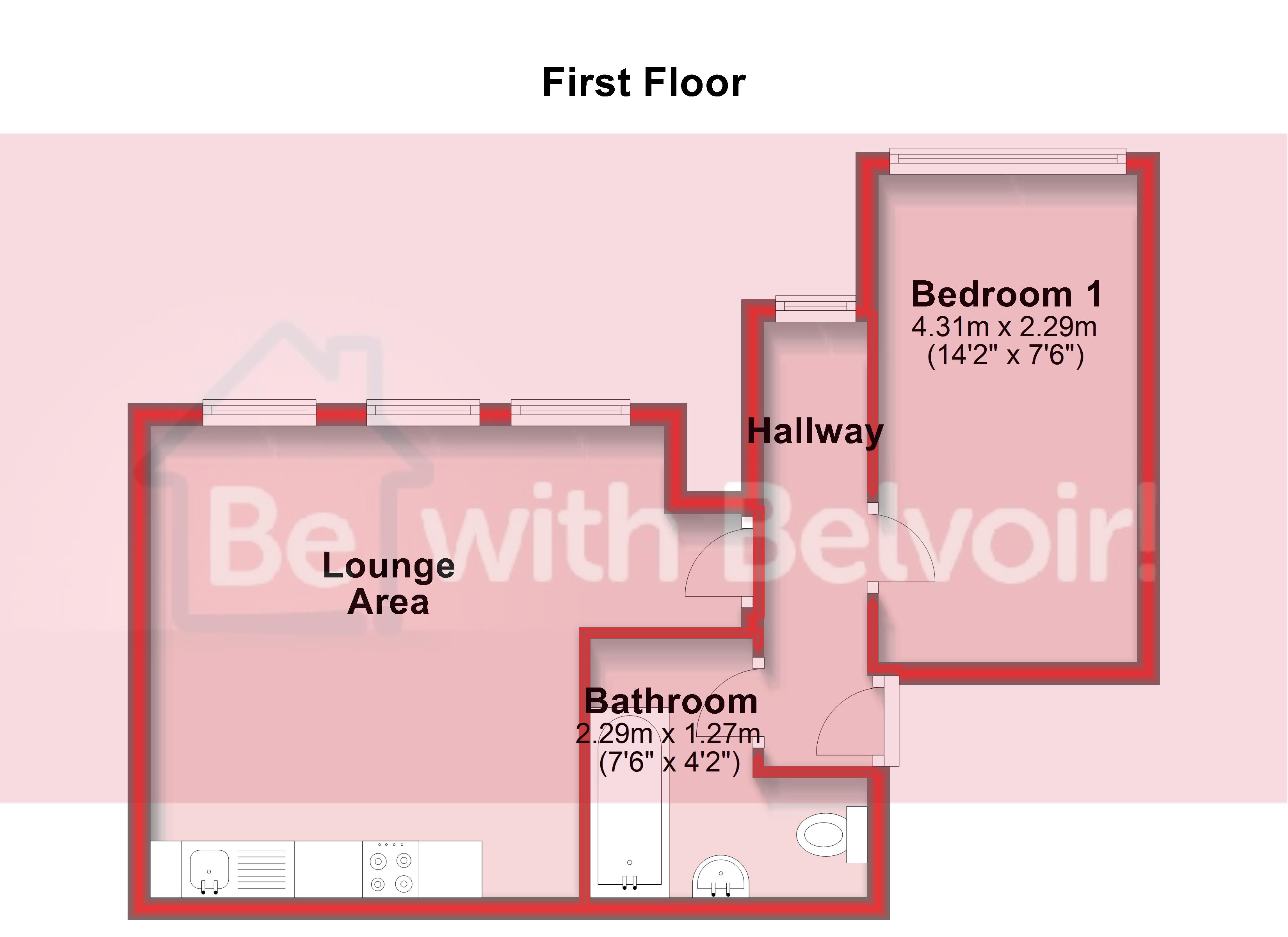 1 Bedrooms Flat to rent in 32 Chatsworth Road, Brighton BN1