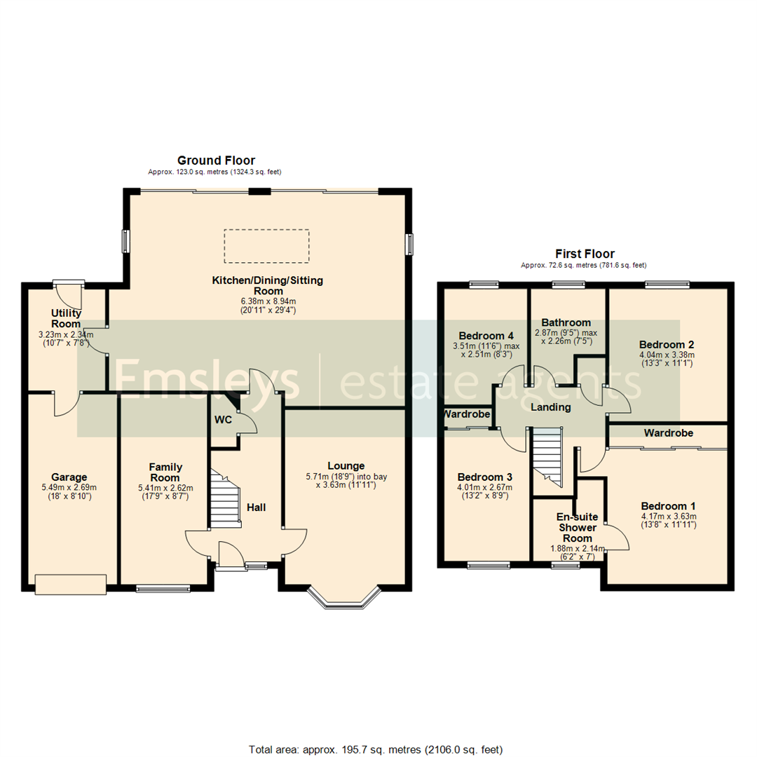 6, Hillam Hall View, Leeds floorplan