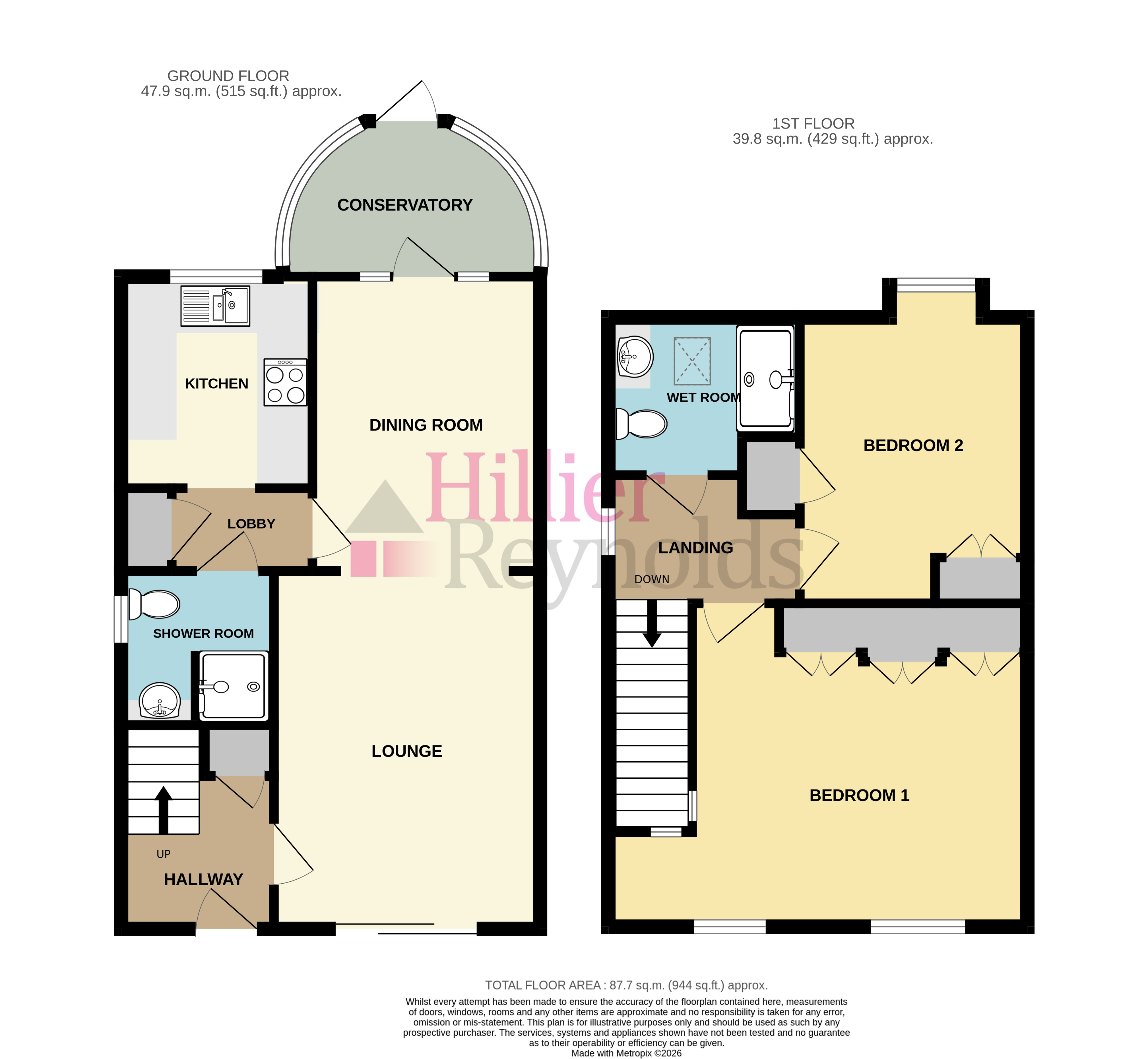 26, Courtyard Gardens, Wrotham floorplan