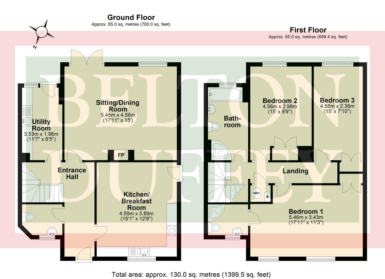 2, Dewing Close, Fakenham floorplan