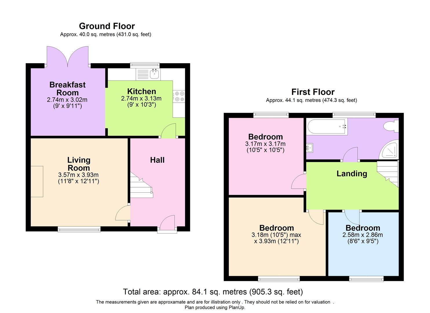 13, Easton Gardens, Borehamwood floorplan