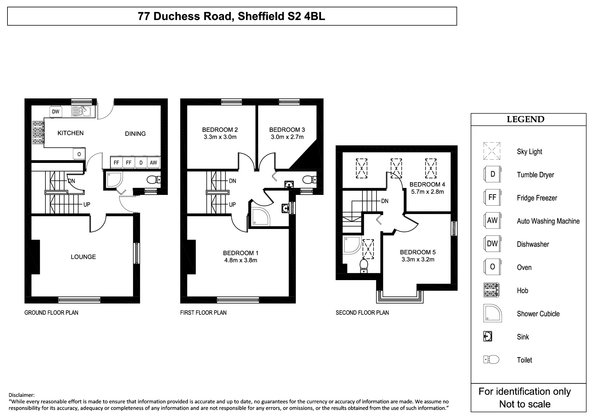 5 Bedrooms Terraced house to rent in Duchess Road, Sheffield S2