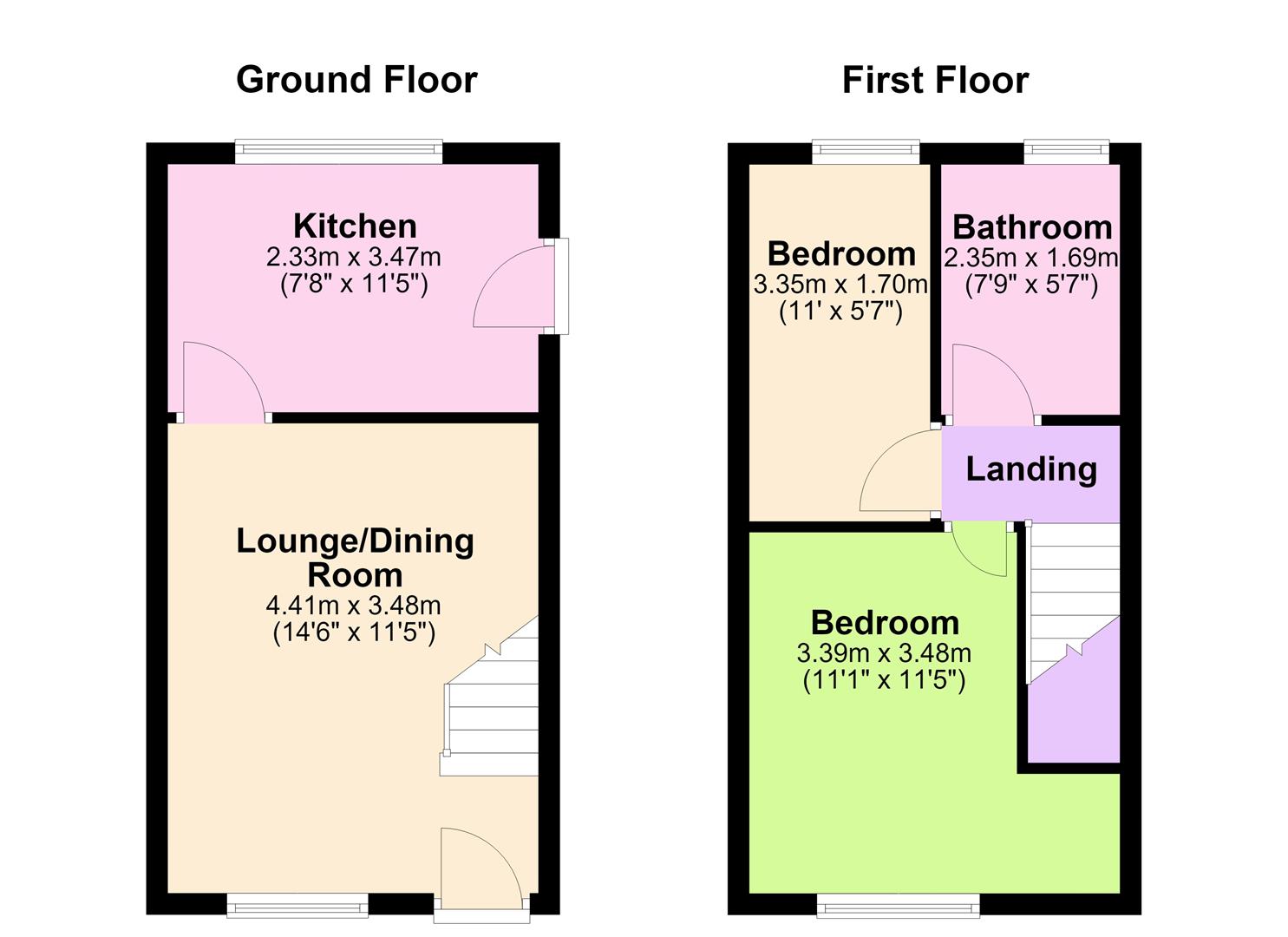 15a, South Drive, Stoney Stanton floorplan
