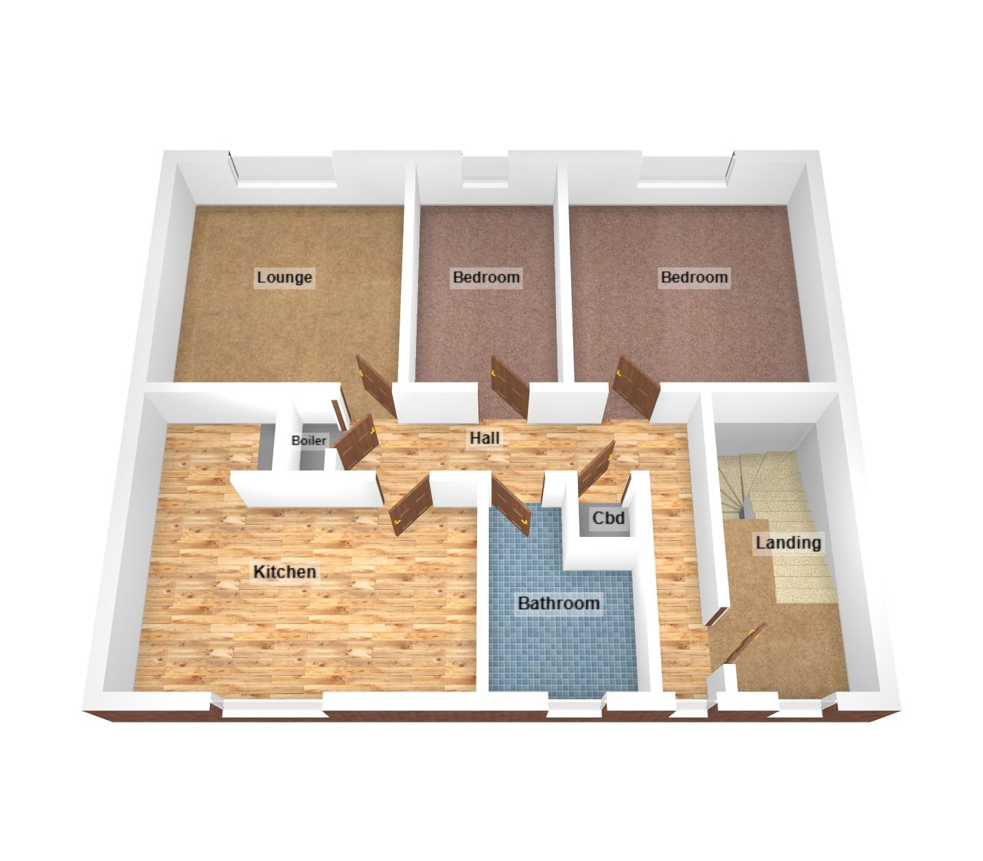 16, Clos Guto, Caerphilly floorplan