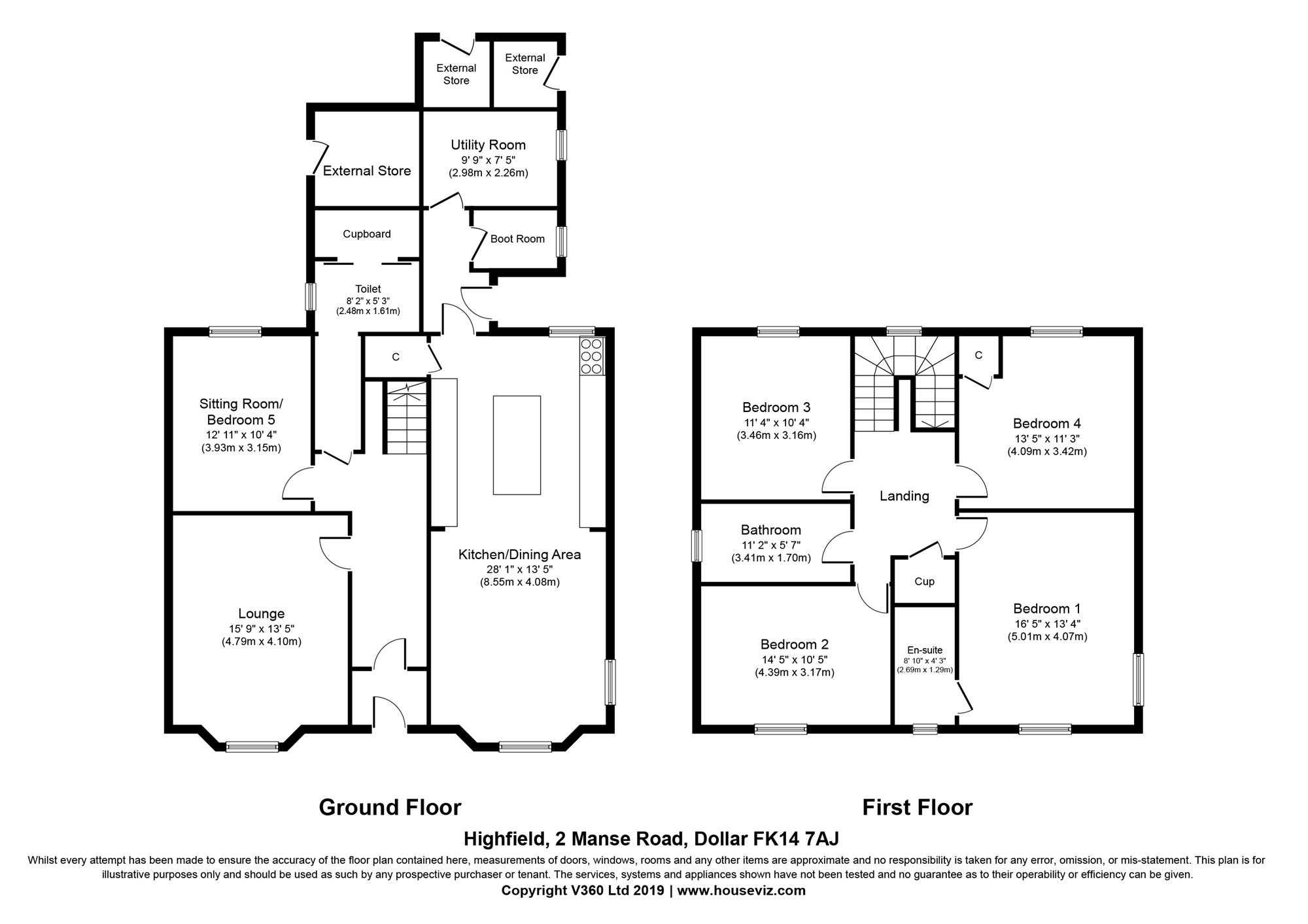 4 Bedrooms Detached house for sale in Highfield, 2 Manse Road, Dollar FK14