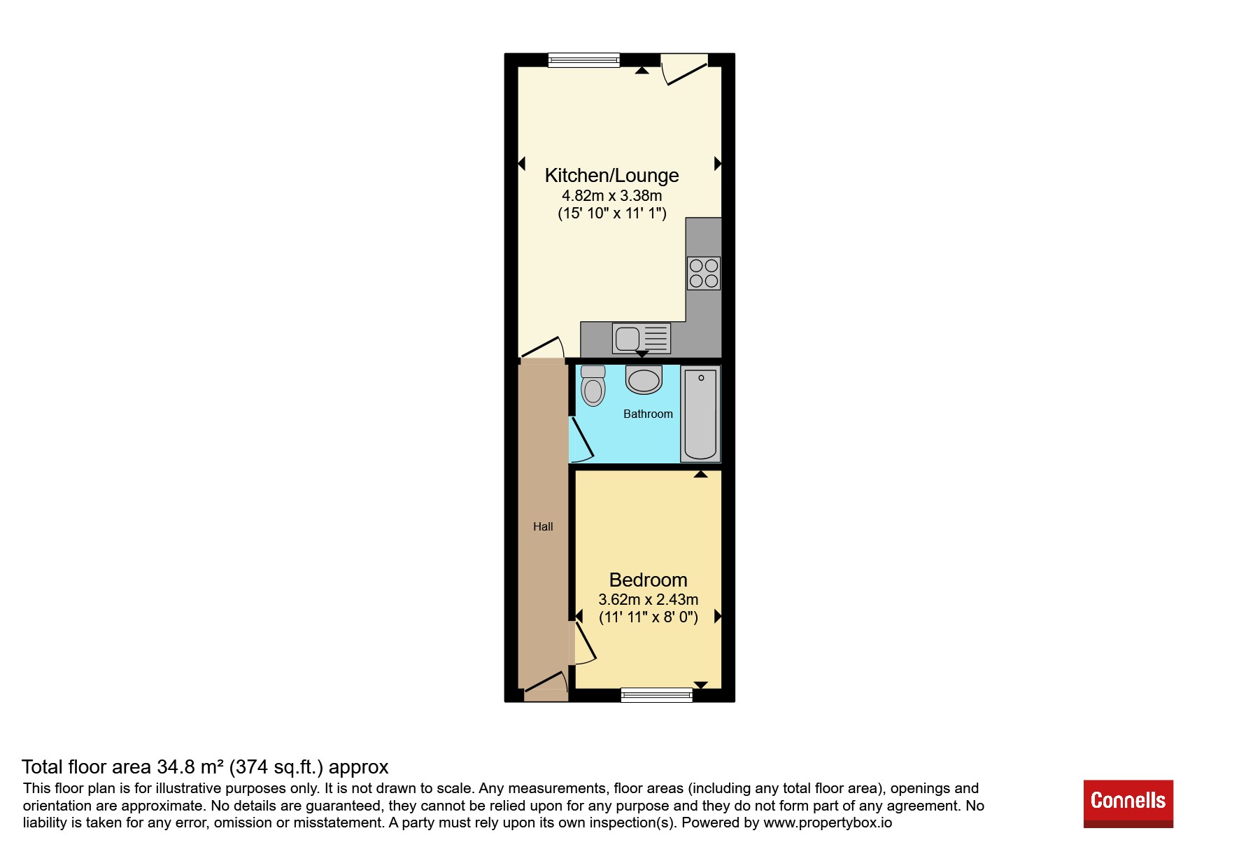 Flat 3, Dean Mews, 46-56, Dean Road, Southampton floorplan