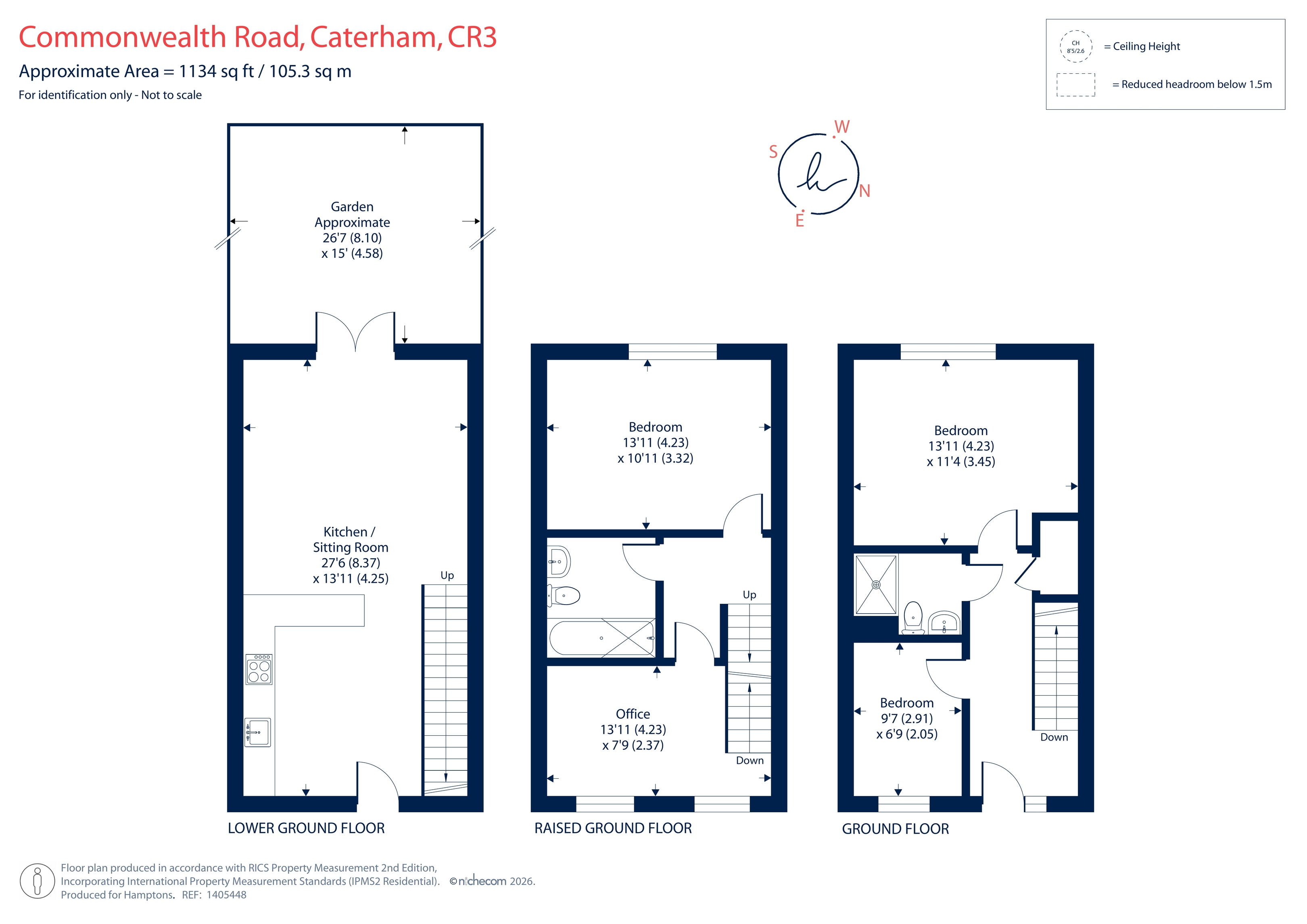 5, Louise Villas, 45, Commonwealth Road, Caterham floorplan