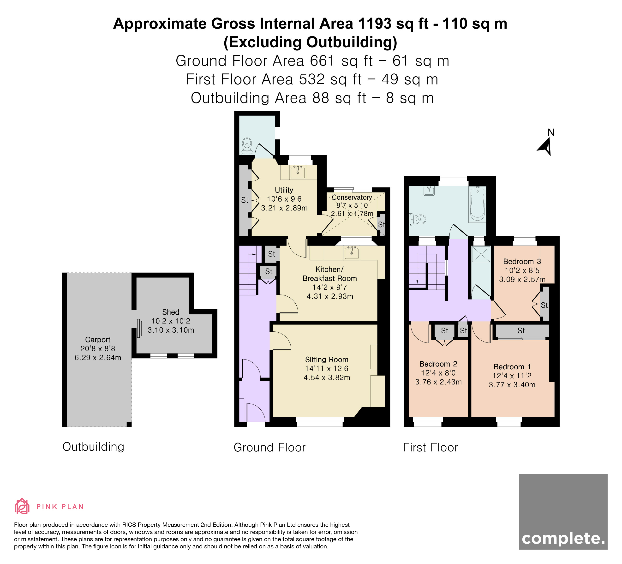 7 Heathfield Terrace, Newton Road, Newton Abbot floorplan