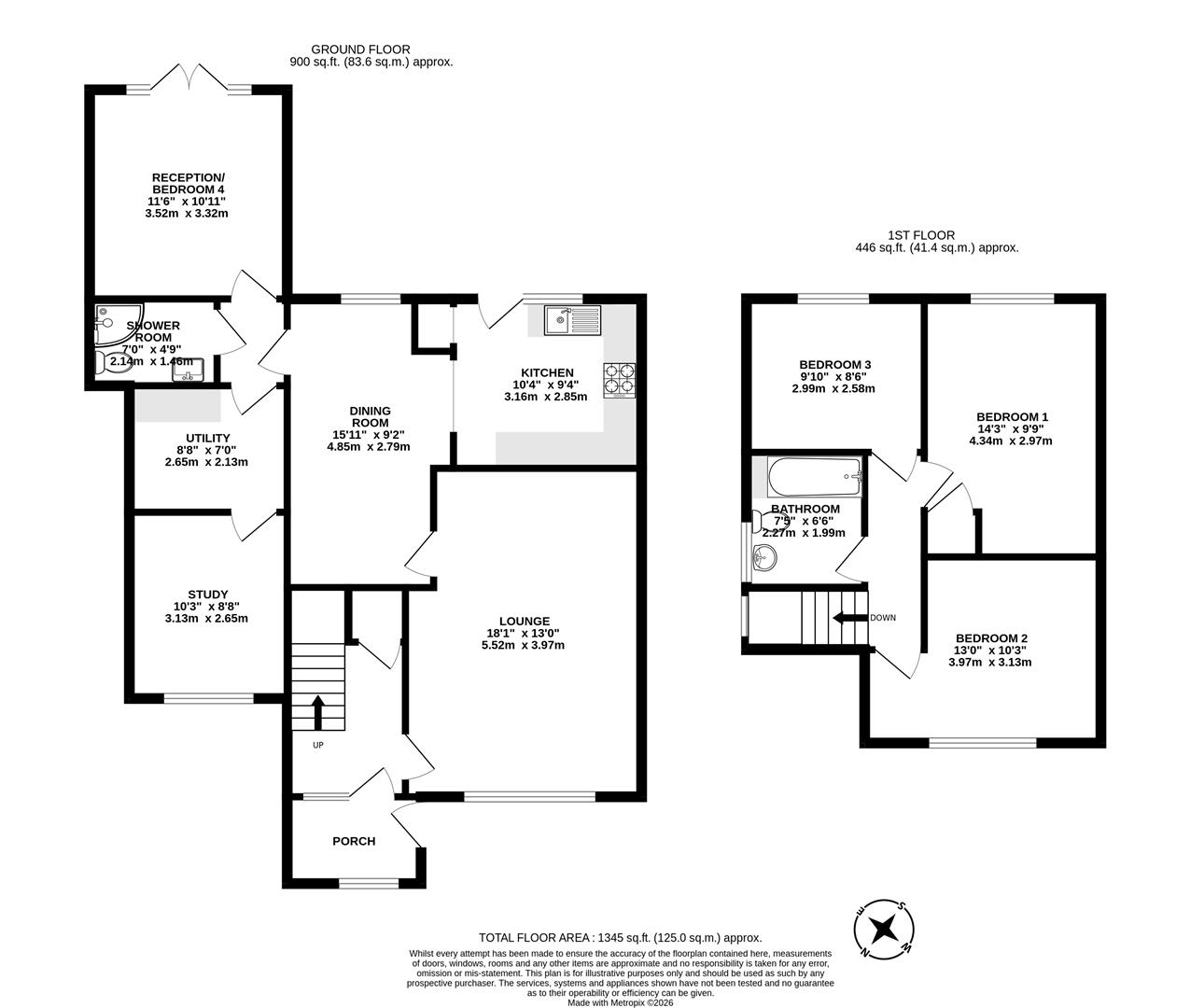 28, Dar Beck Road, Gainsborough floorplan