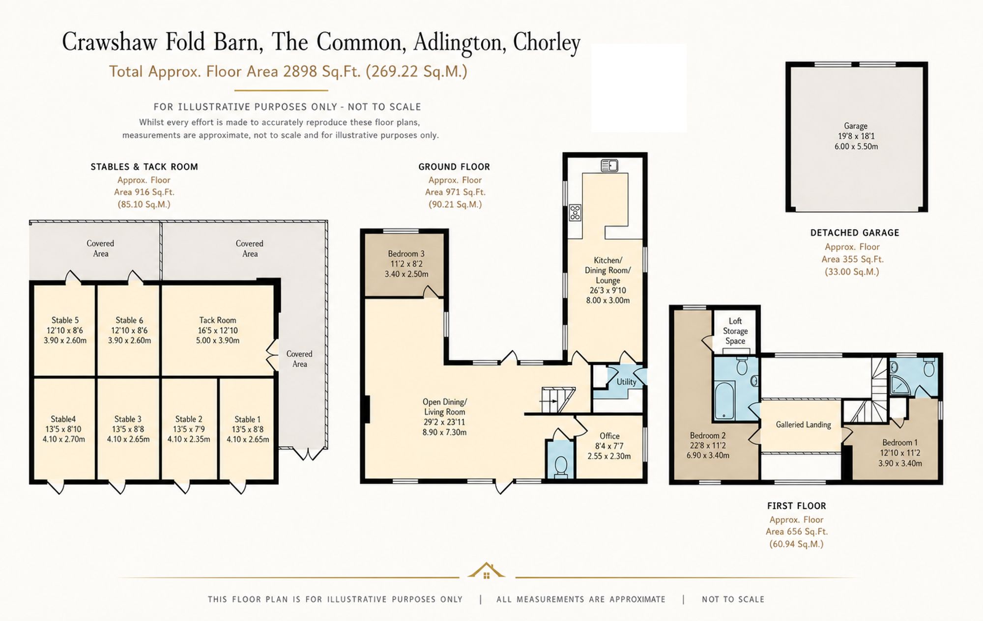 1 Crawshaw Fold Barn The Common, Chorley floorplan