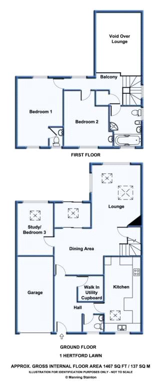 3 Bedrooms Detached house for sale in Hertford Lawn, Leeds, West Yorkshire LS15