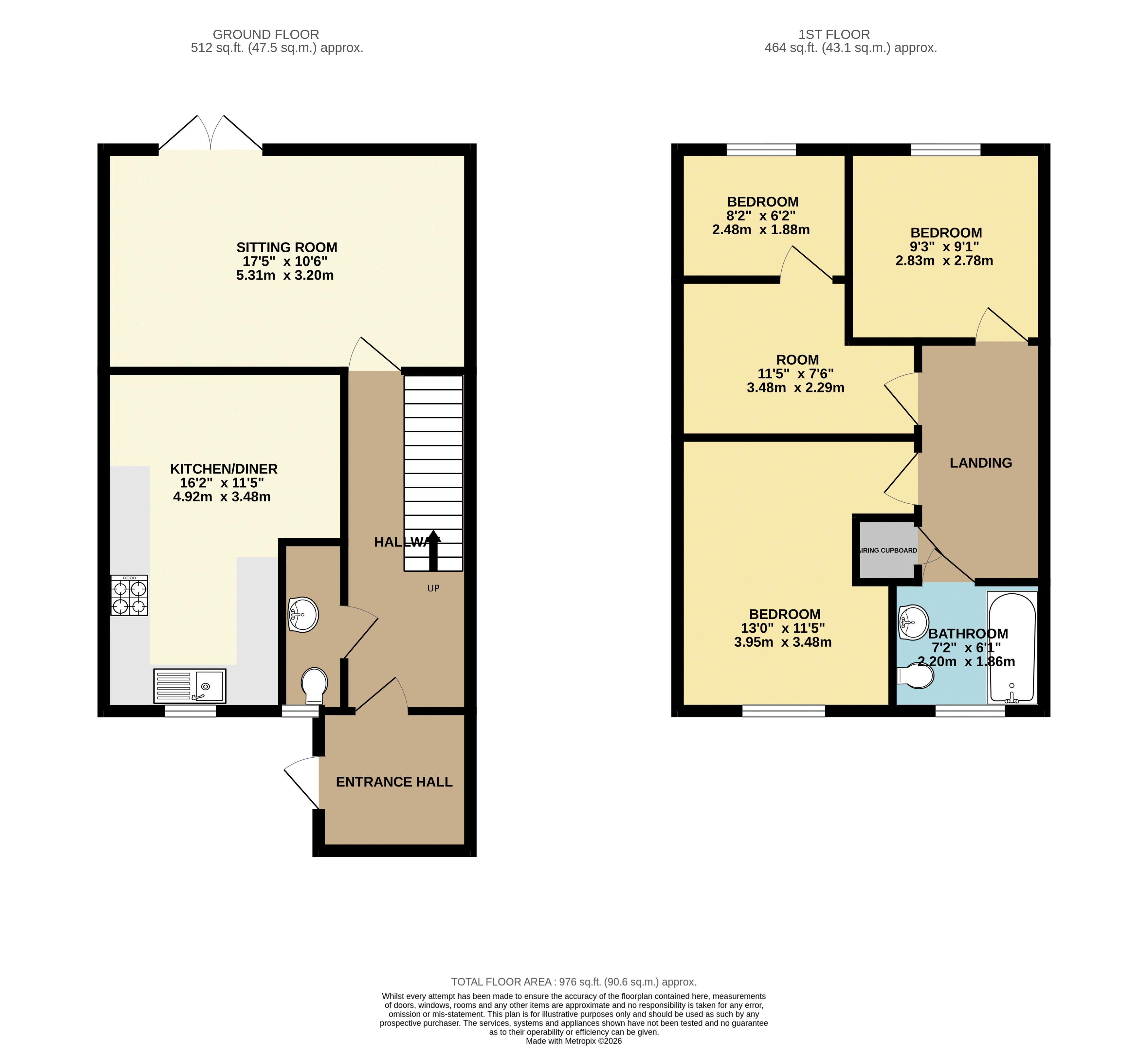 10, Raven Walk, Hereford floorplan
