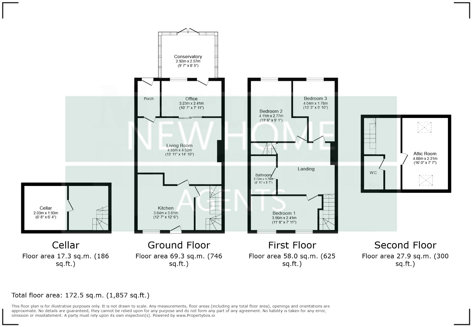 105, Swallow Lane, Huddersfield floorplan
