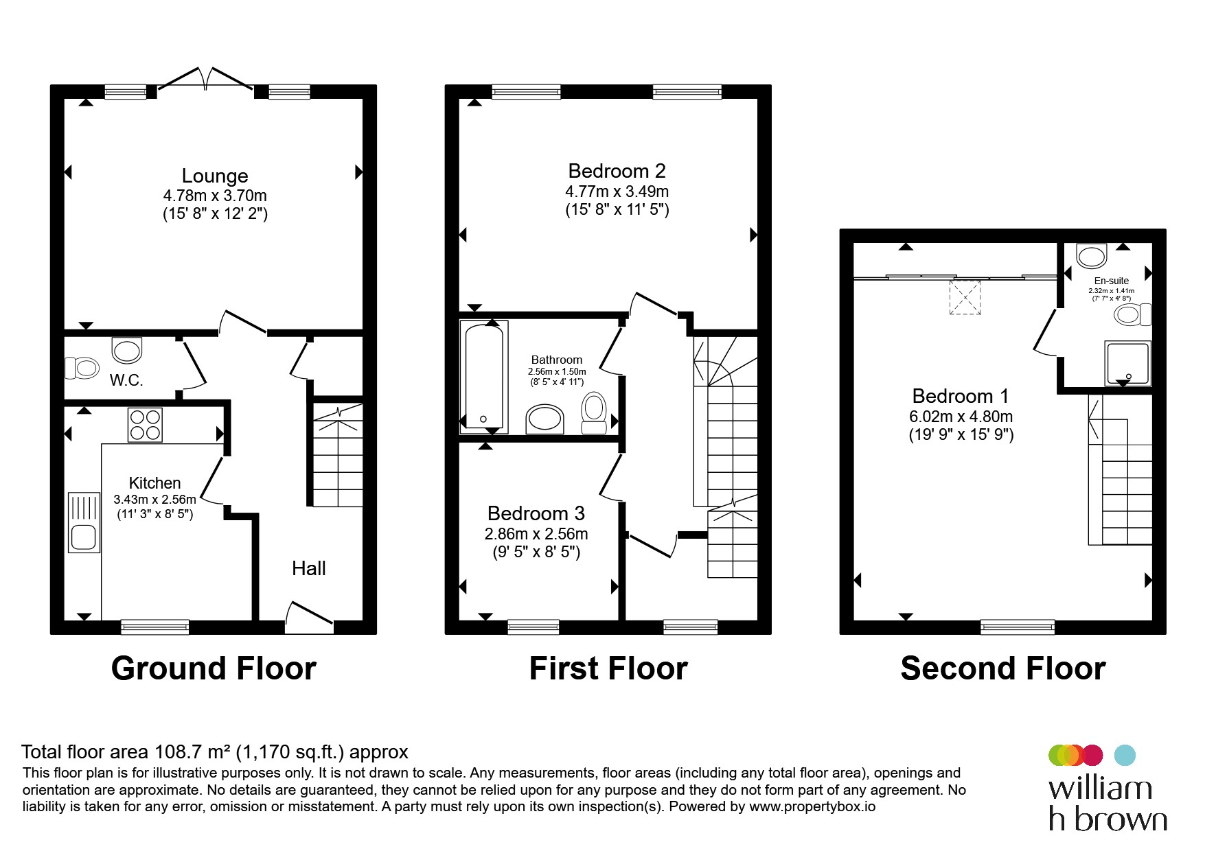 55, Linnet Drive, Mansfield floorplan