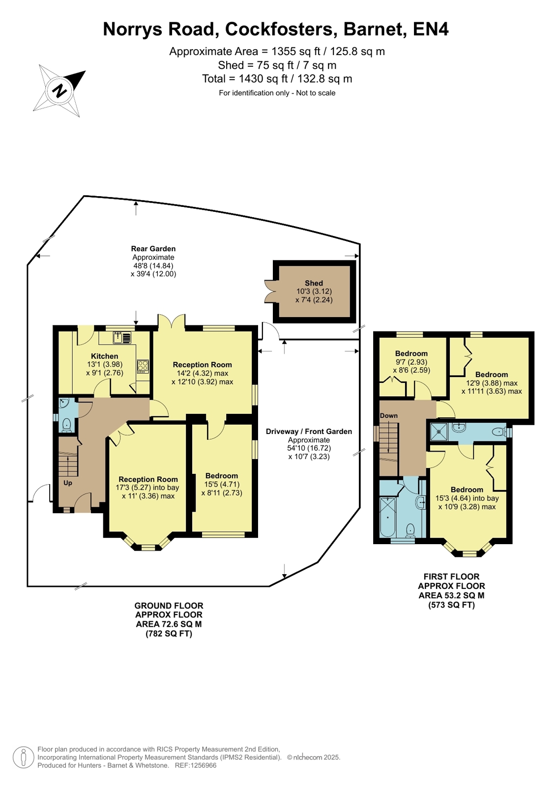 57, Norrys Road, Barnet floorplan