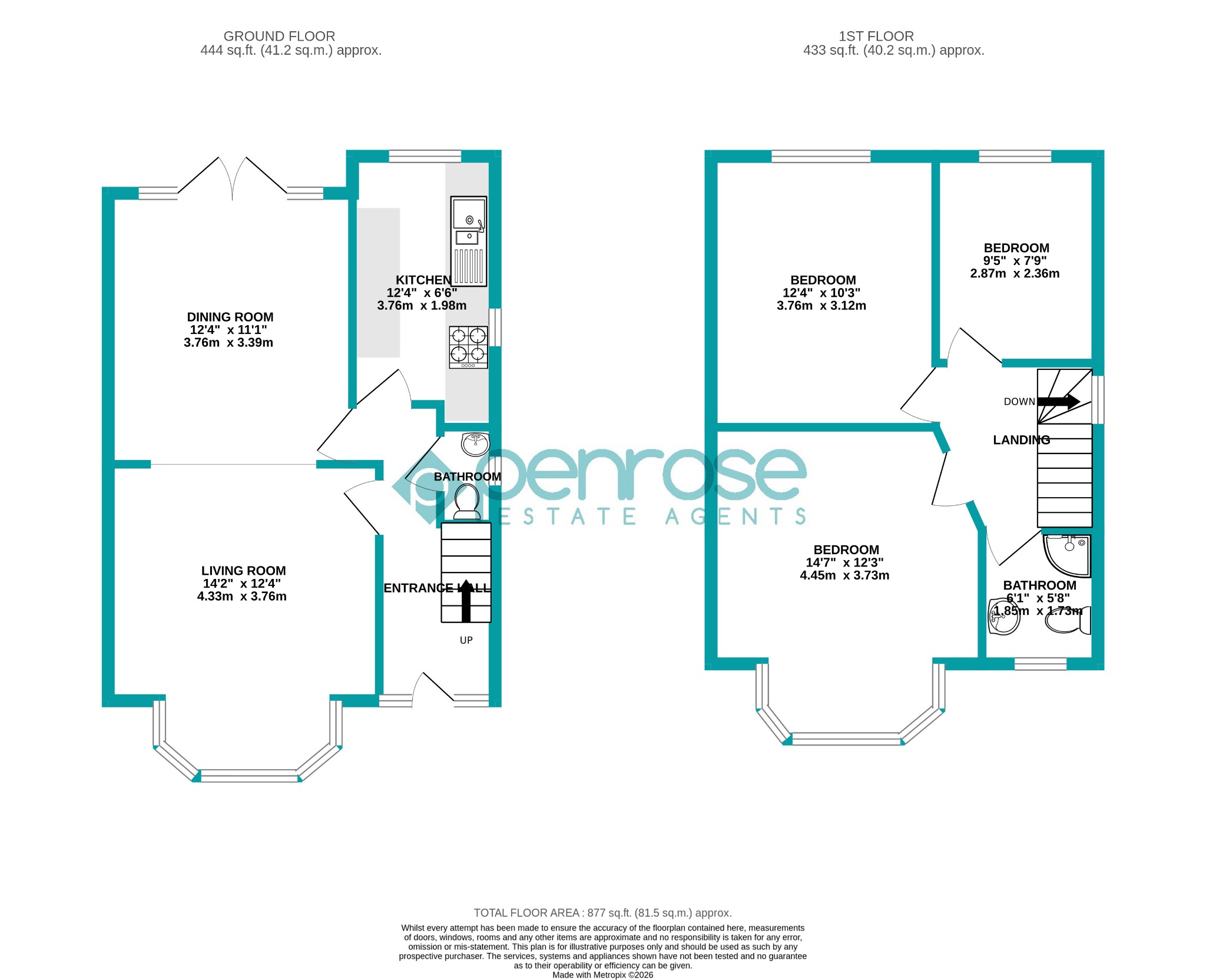 168, Cutenhoe Road, Luton floorplan