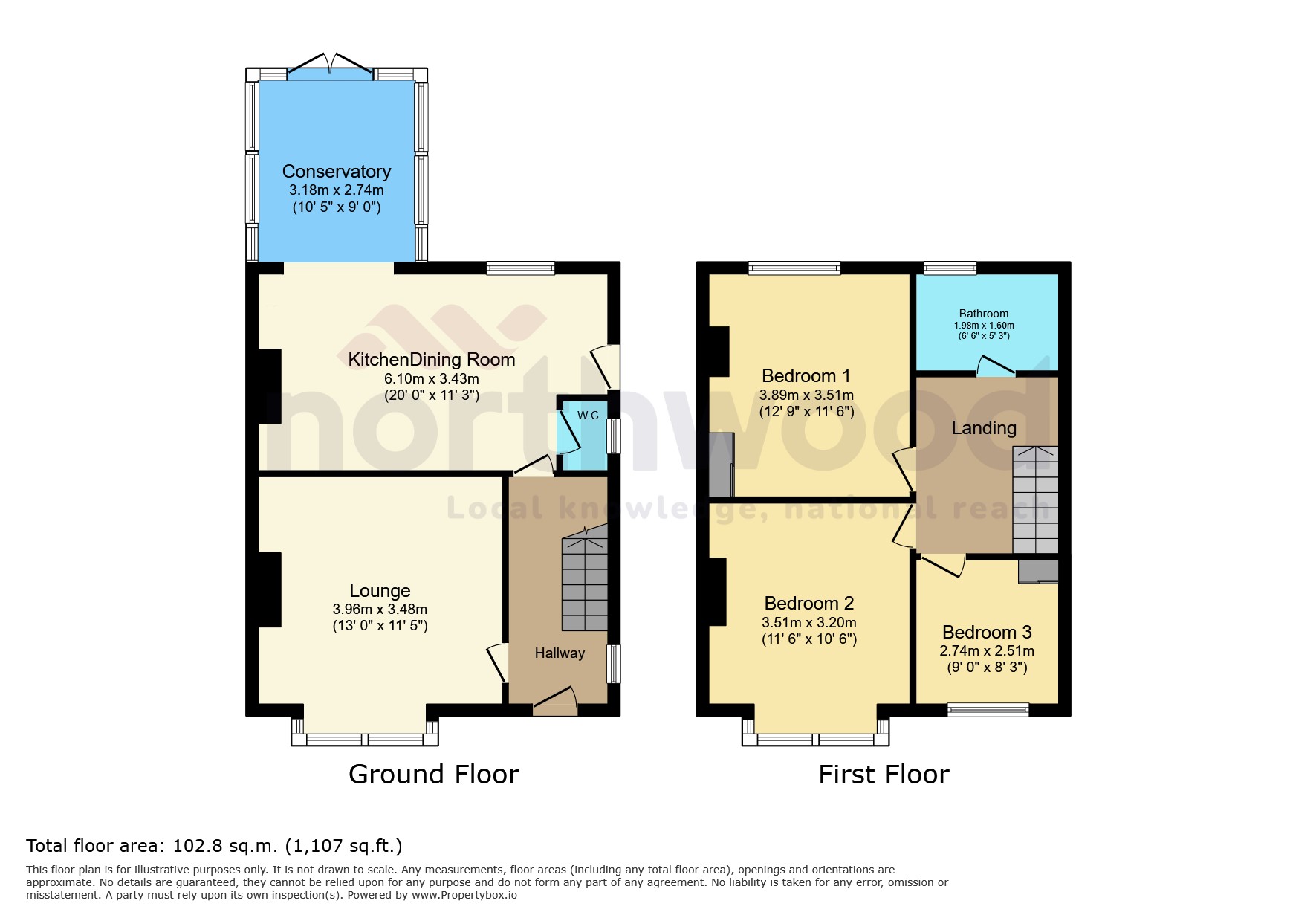 3, Sunny View, Rise, Skirlaugh, Hull floorplan