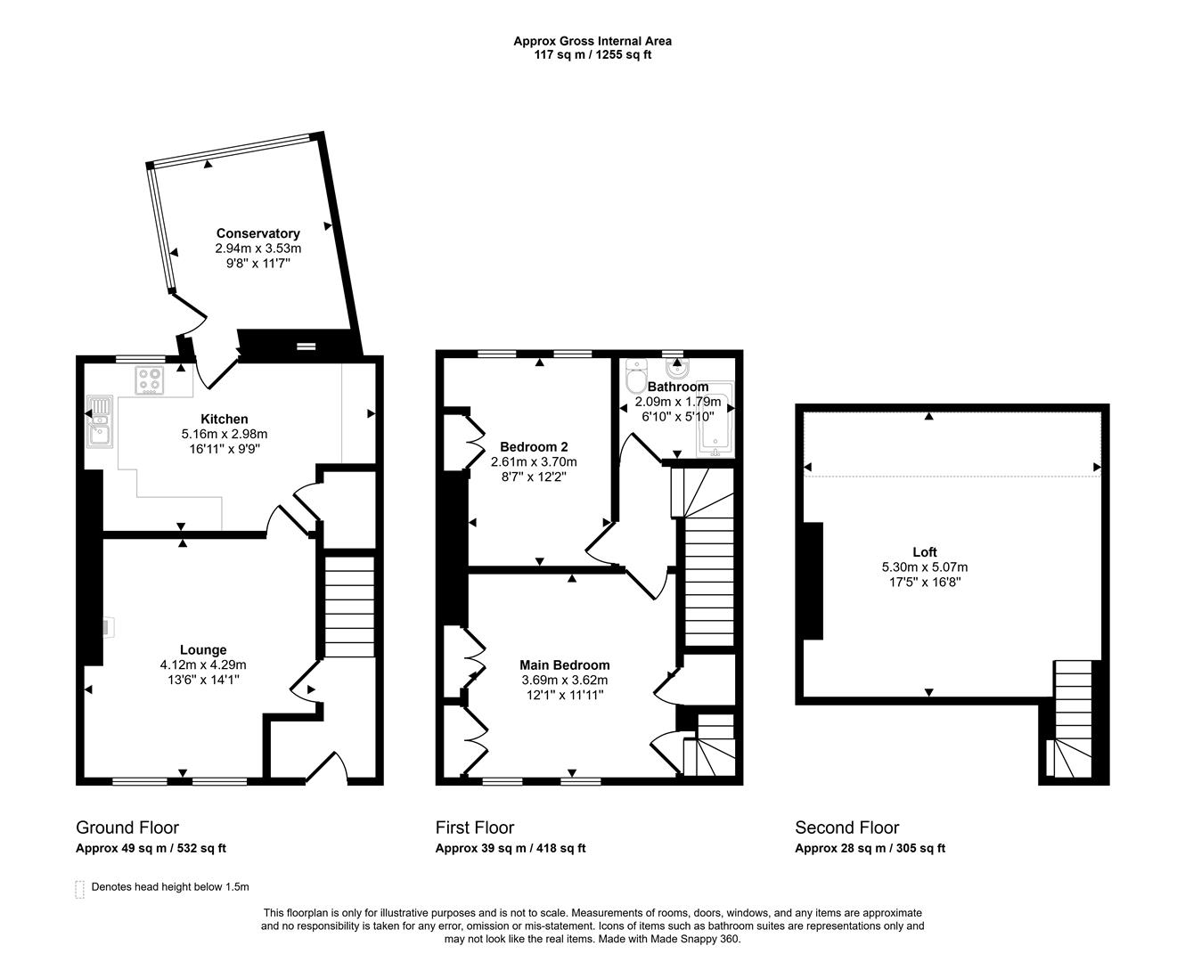 44, Hospitland Drive, Lanark floorplan