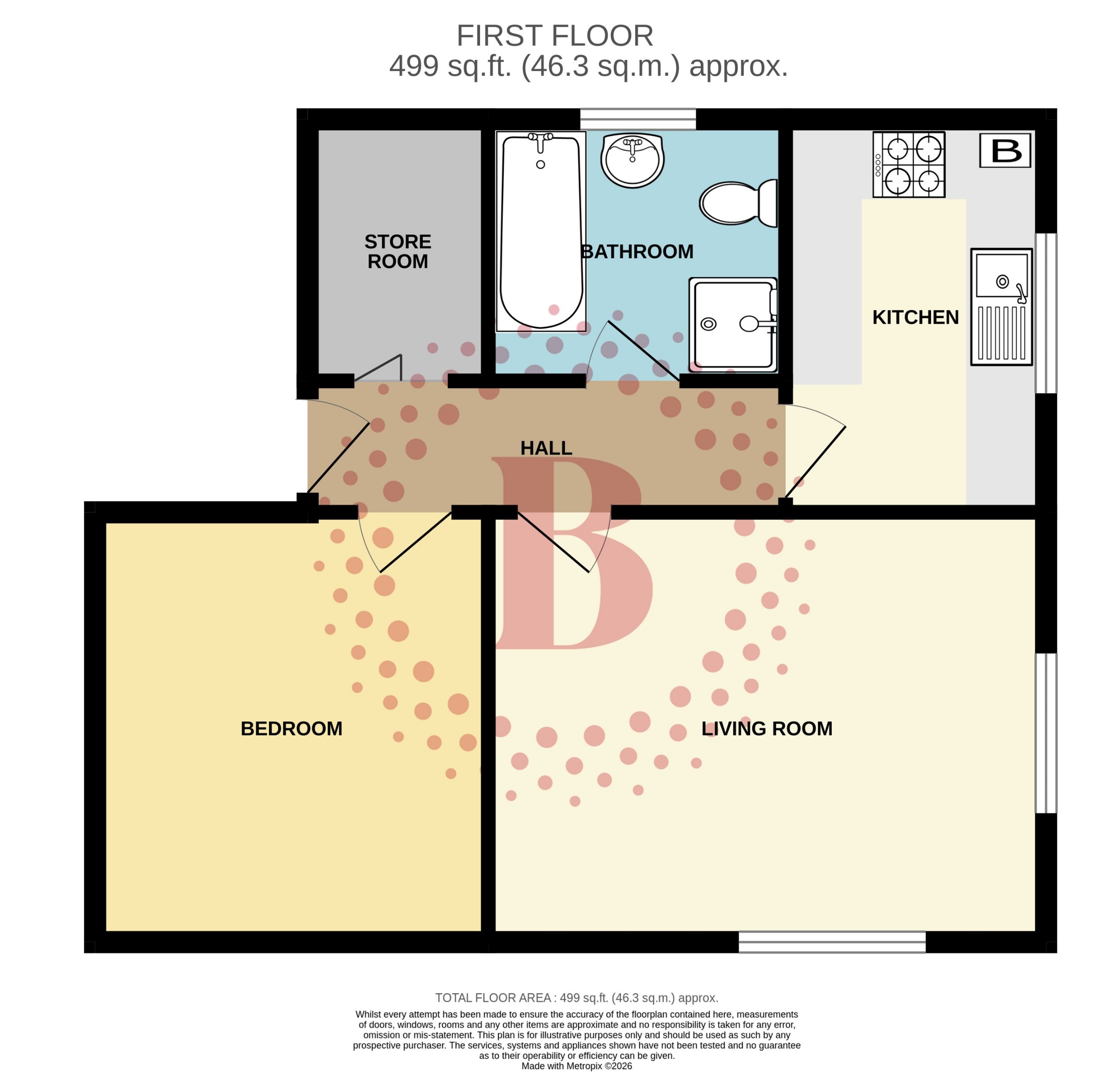 48, Yarmouth Road, Stevenage floorplan