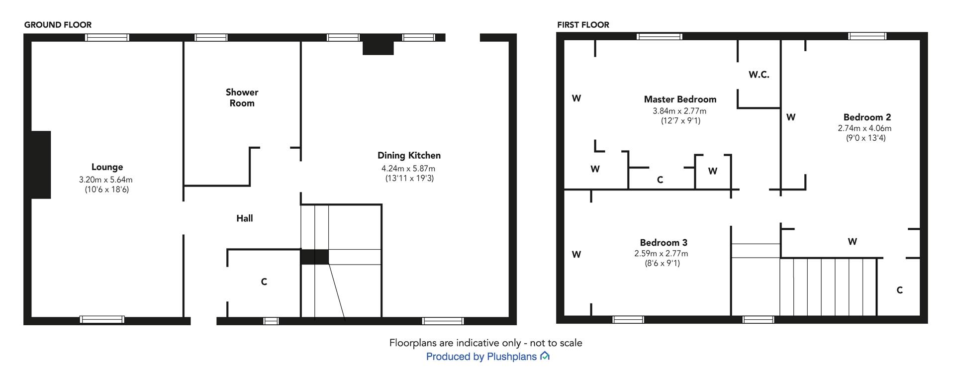 142, Dunlop Street, Greenock floorplan