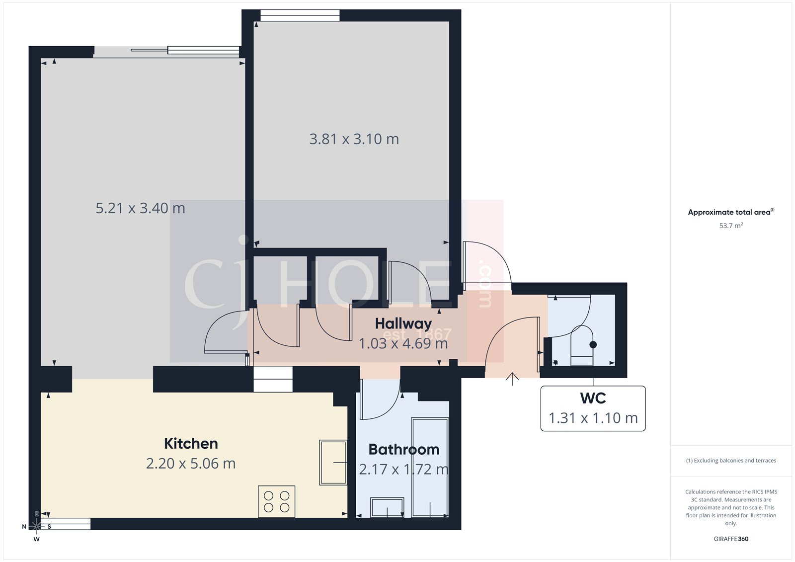 22, Overnhurst Court, Downend floorplan
