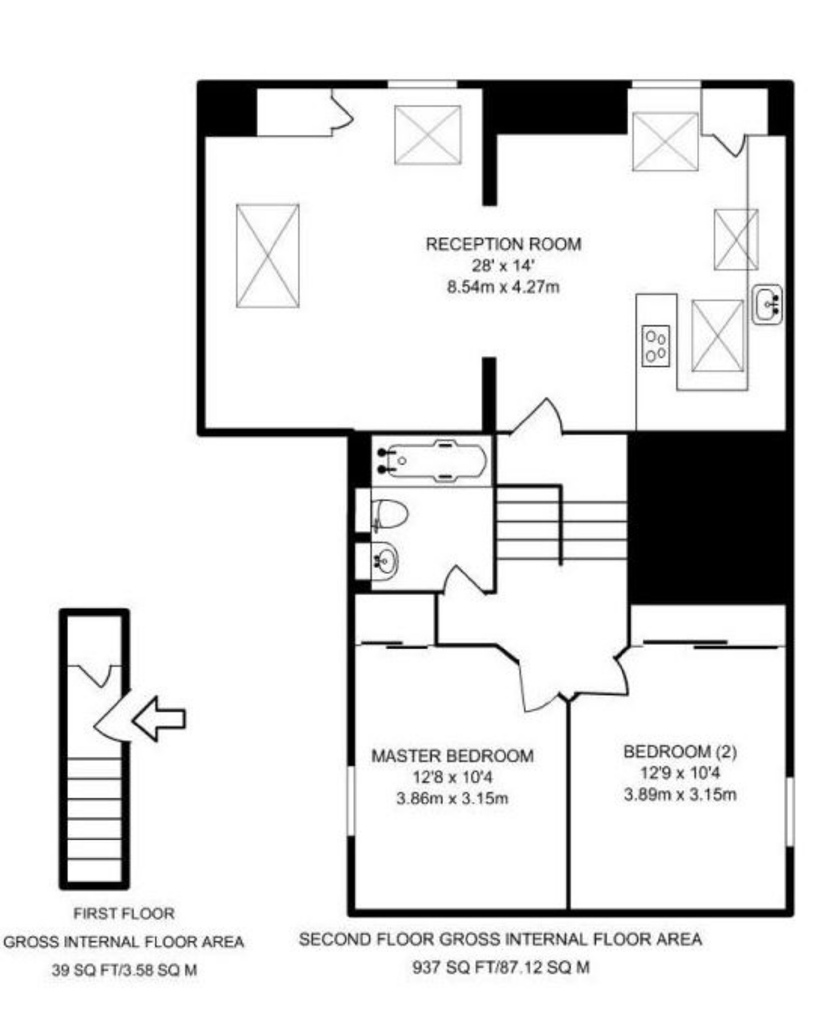 2 Bedrooms Flat to rent in Skardu Road, London NW2