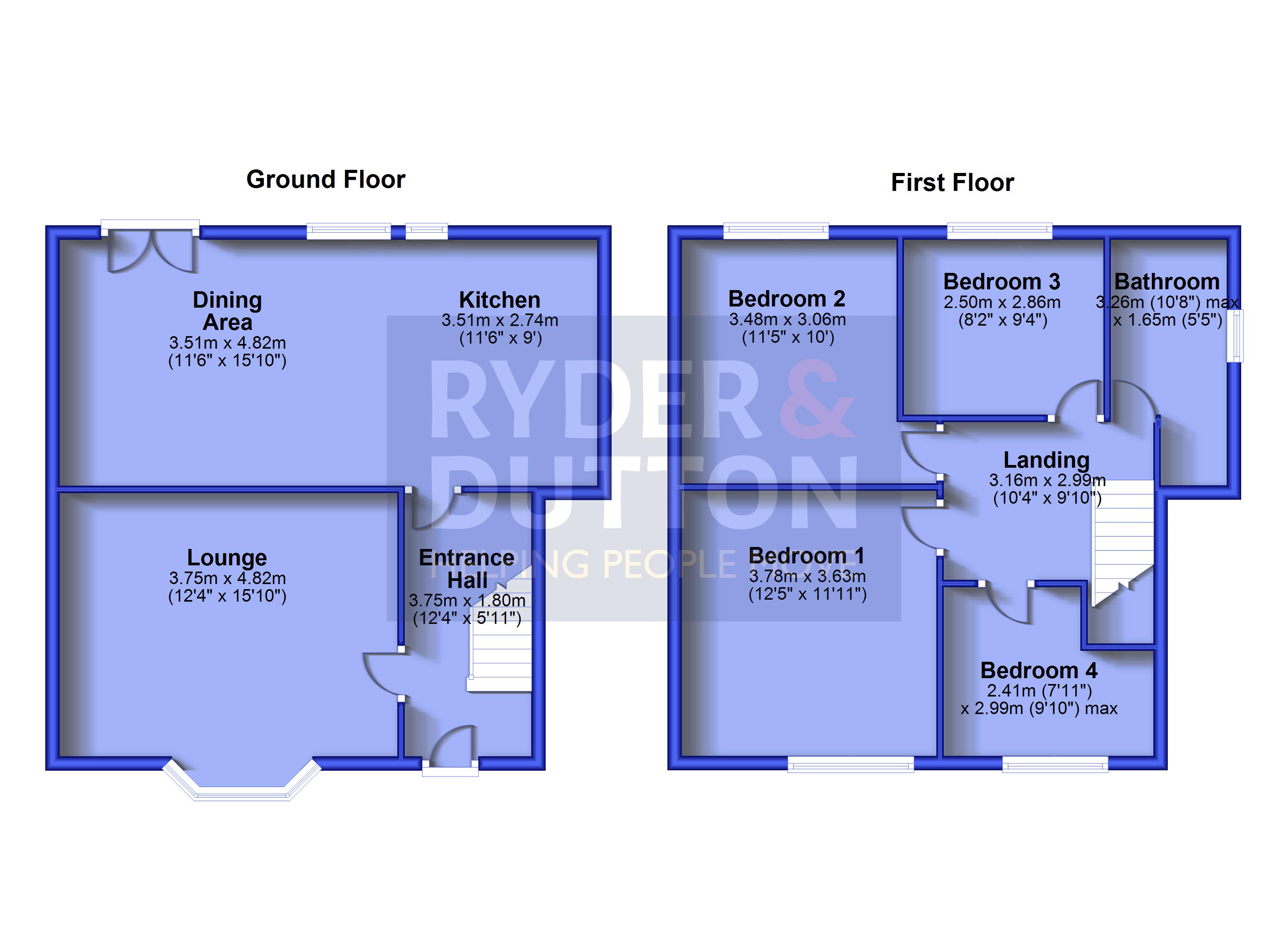 46, Ashbrook Hey Lane, Rochdale floorplan