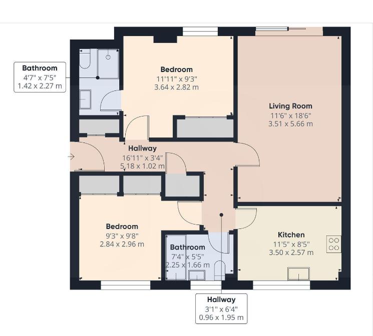 4 Shrewsbury Court, Manor Road, Worthing floorplan