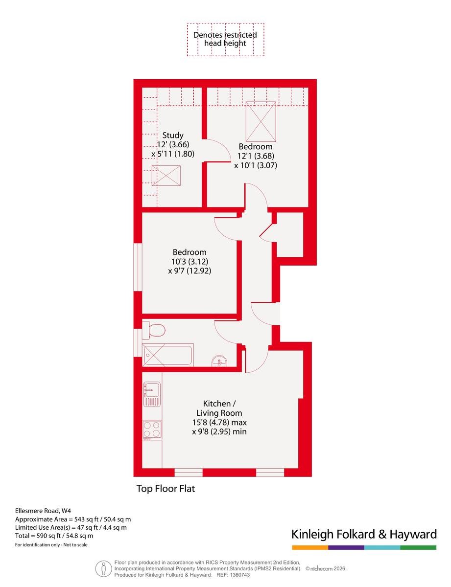 53C, Ellesmere Road, London floorplan