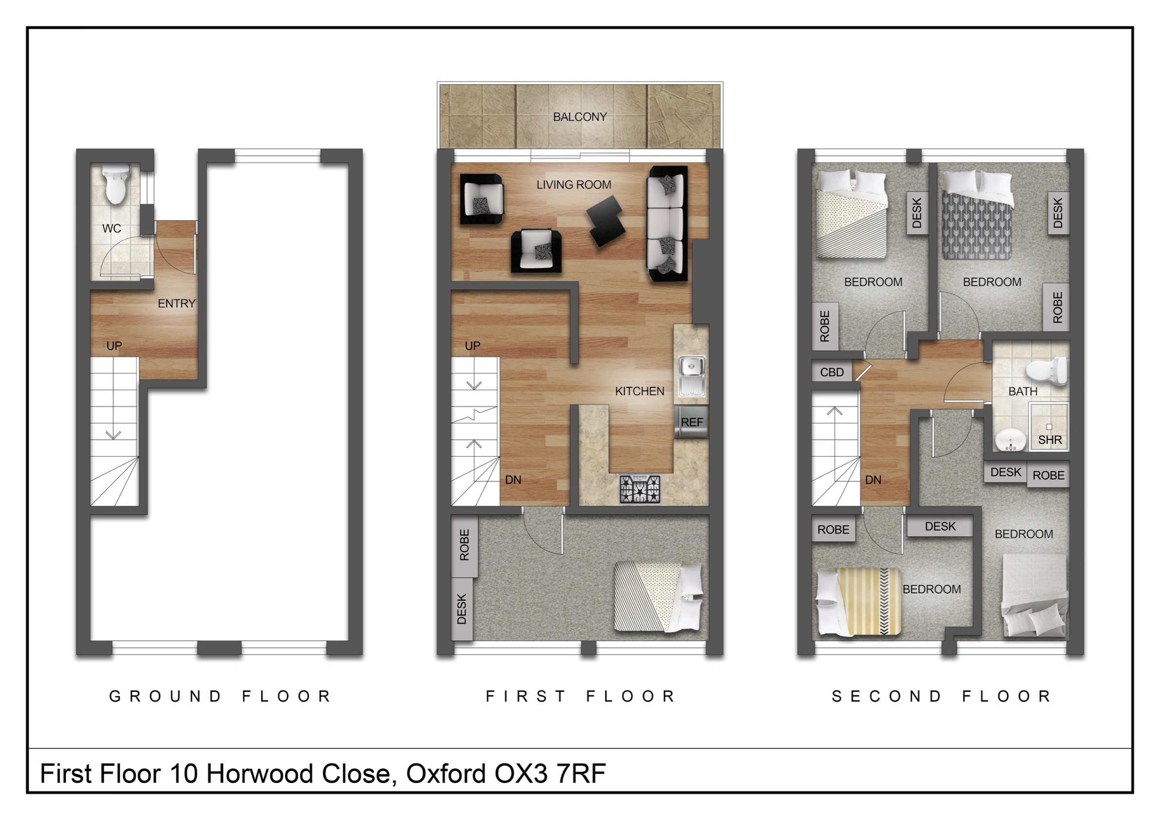 10, Horwood Close, Oxford floorplan