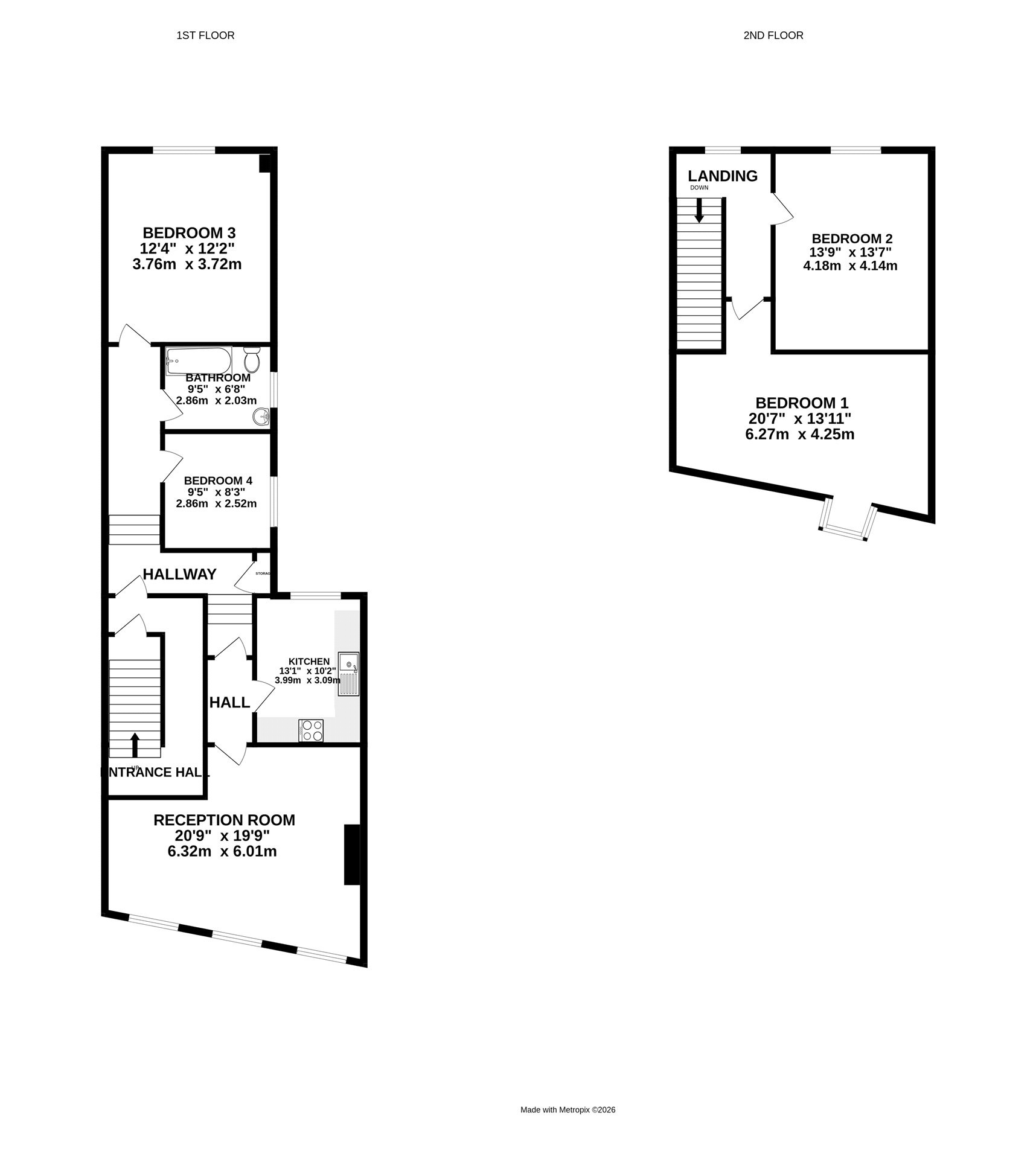 Flat 2, 3A,, Rolle Street, Devon floorplan