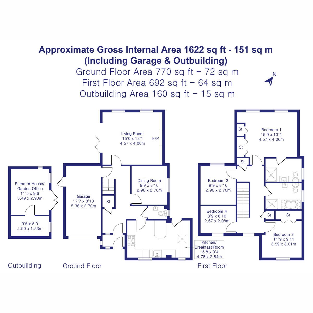 Candlemas, Bicester Road, Stratton Audley floorplan