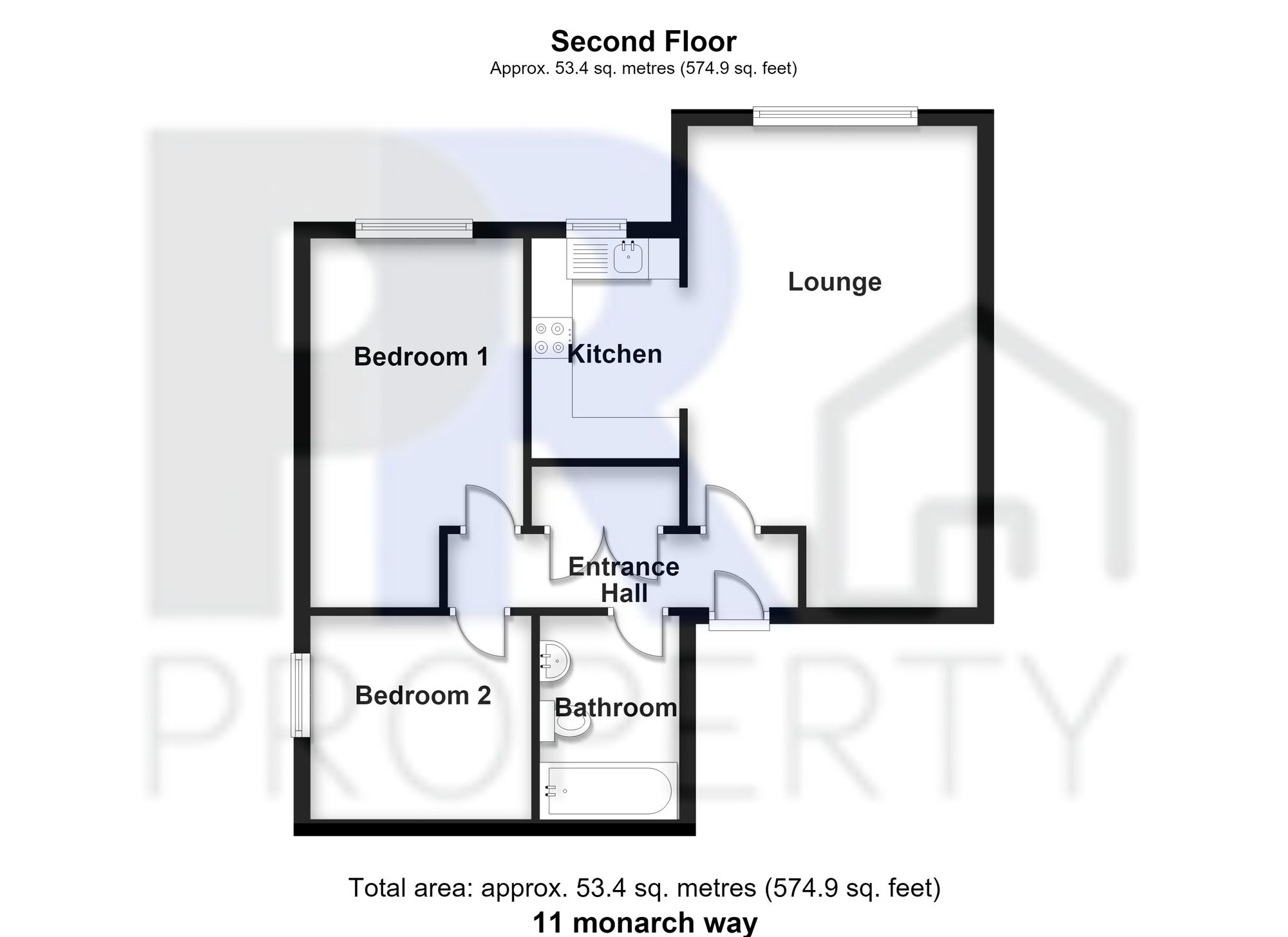 11, Monarch Way, Leighton Buzzard, LU7 floorplan