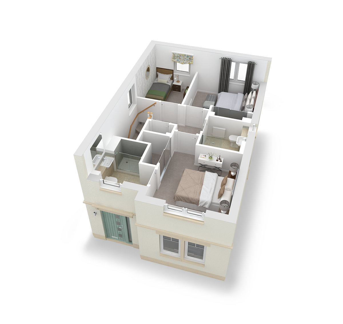 "Calder" at Dores Road, Inverness IV2, 3 bedroom detached house for