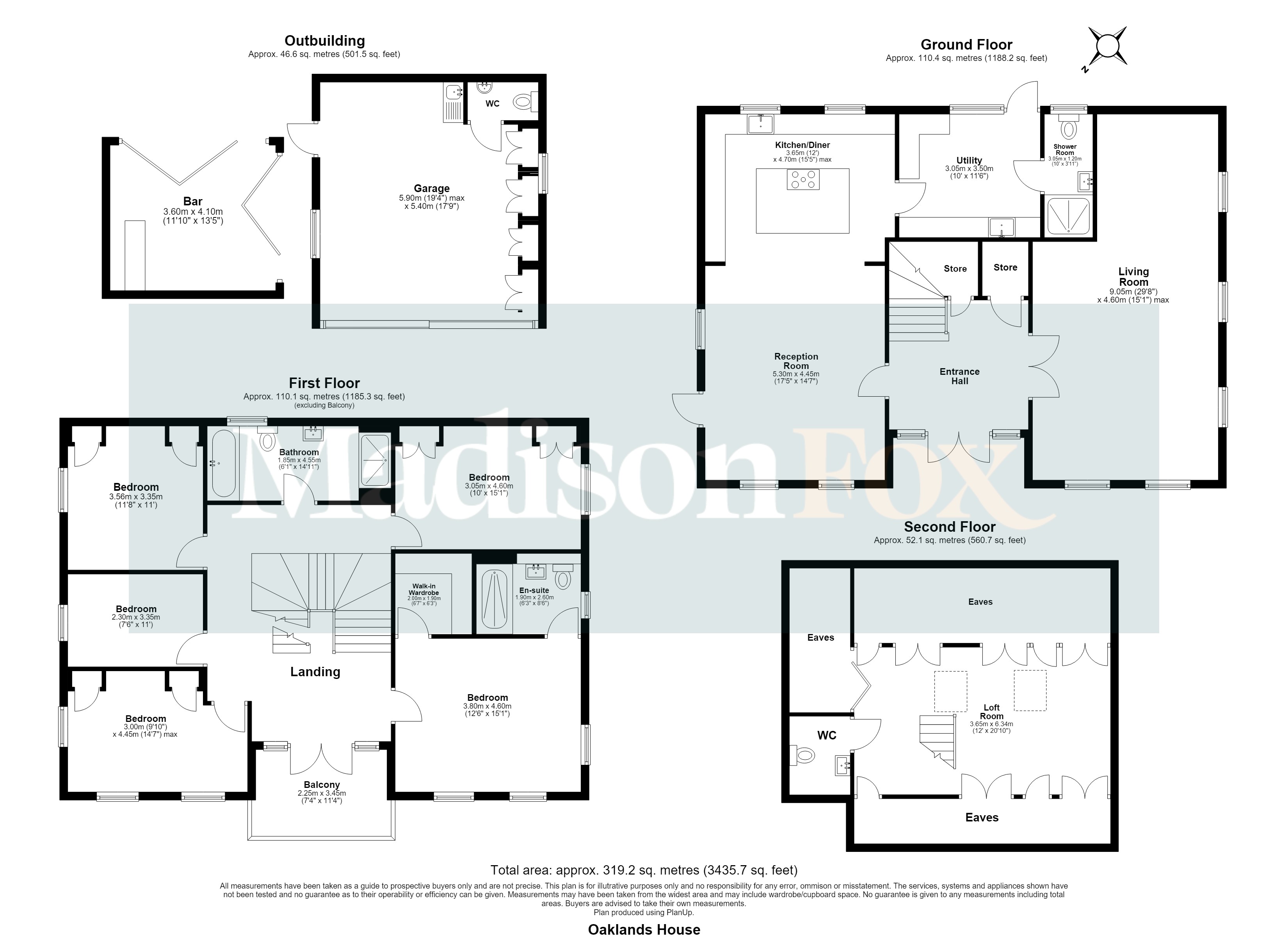 Oaklands House, 713a, Chigwell Road, Woodford Green floorplan