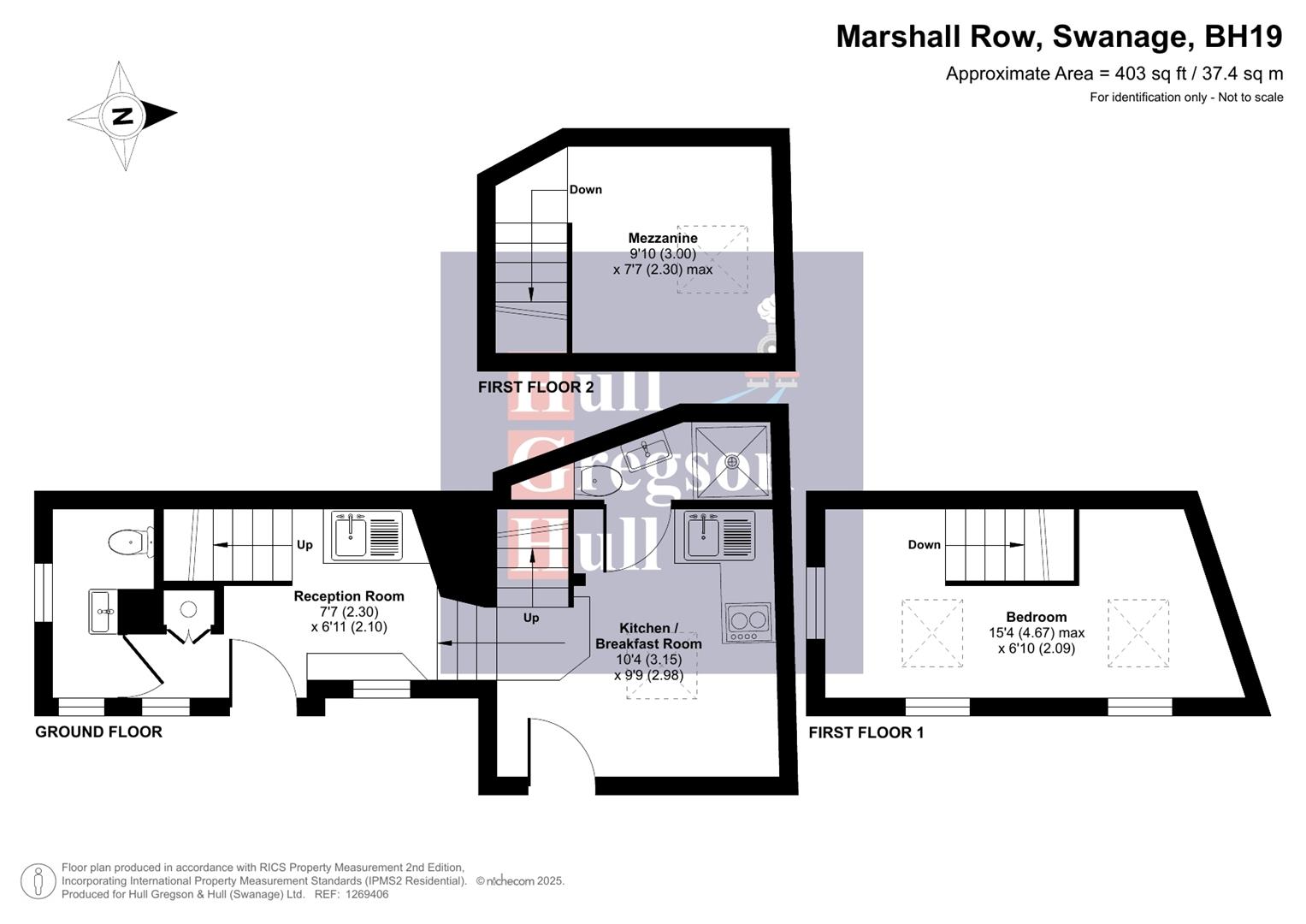 Little Olive, Marshall Row, Swanage floorplan