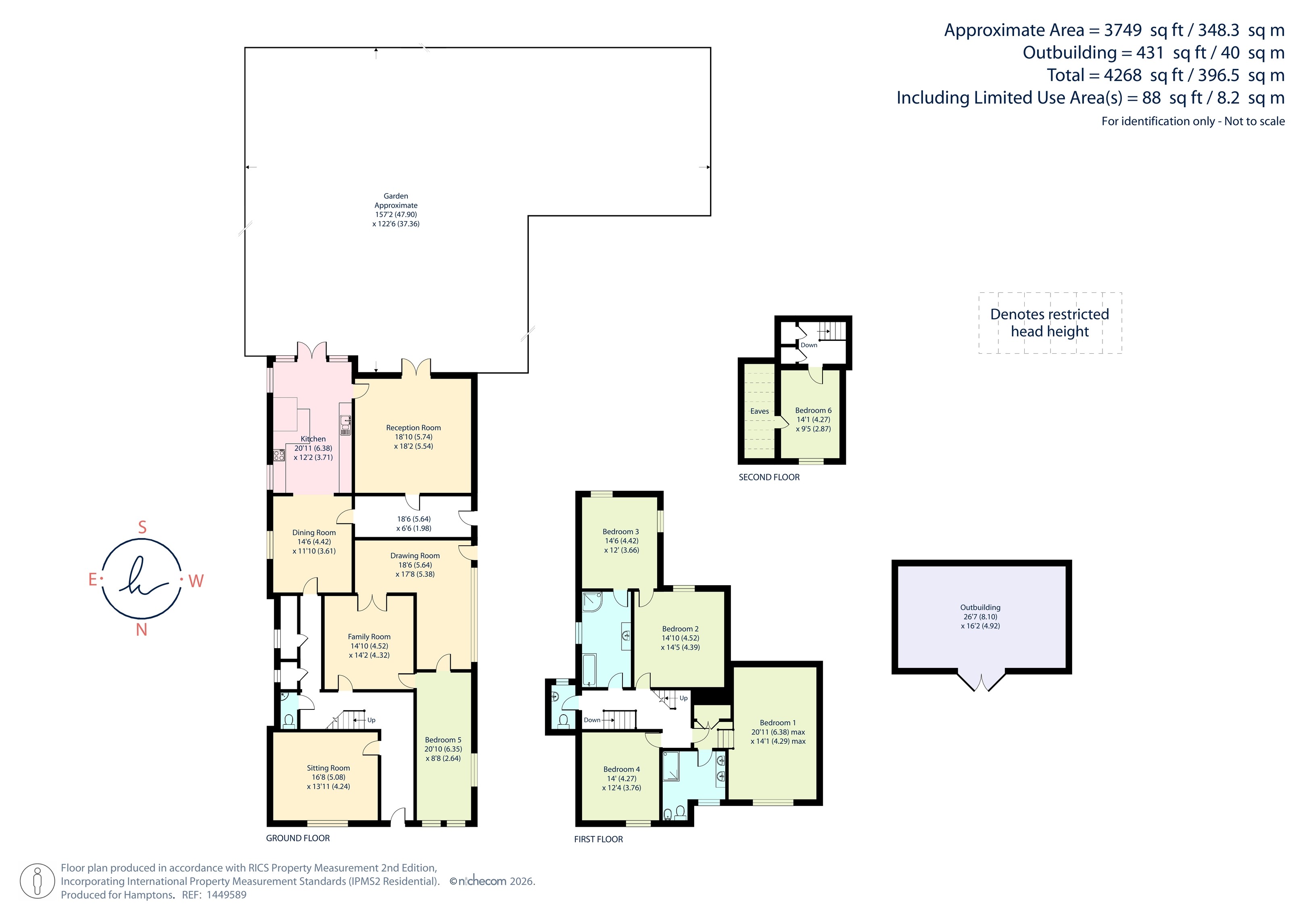 24, Milbourne Lane, Esher floorplan