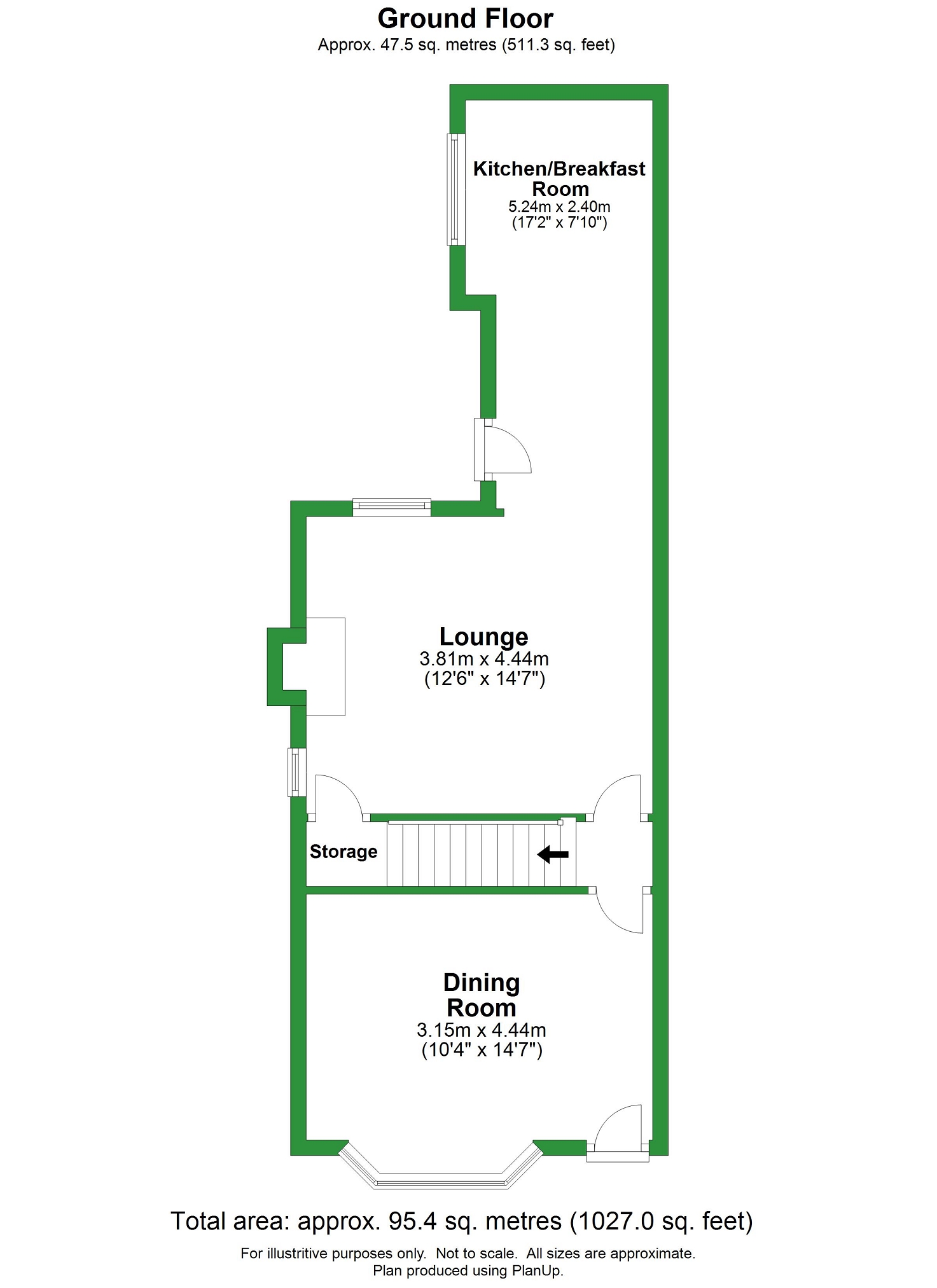 Russell Terrace, Padiham, Lancashire. BB12, 2 bedroom end terrace house