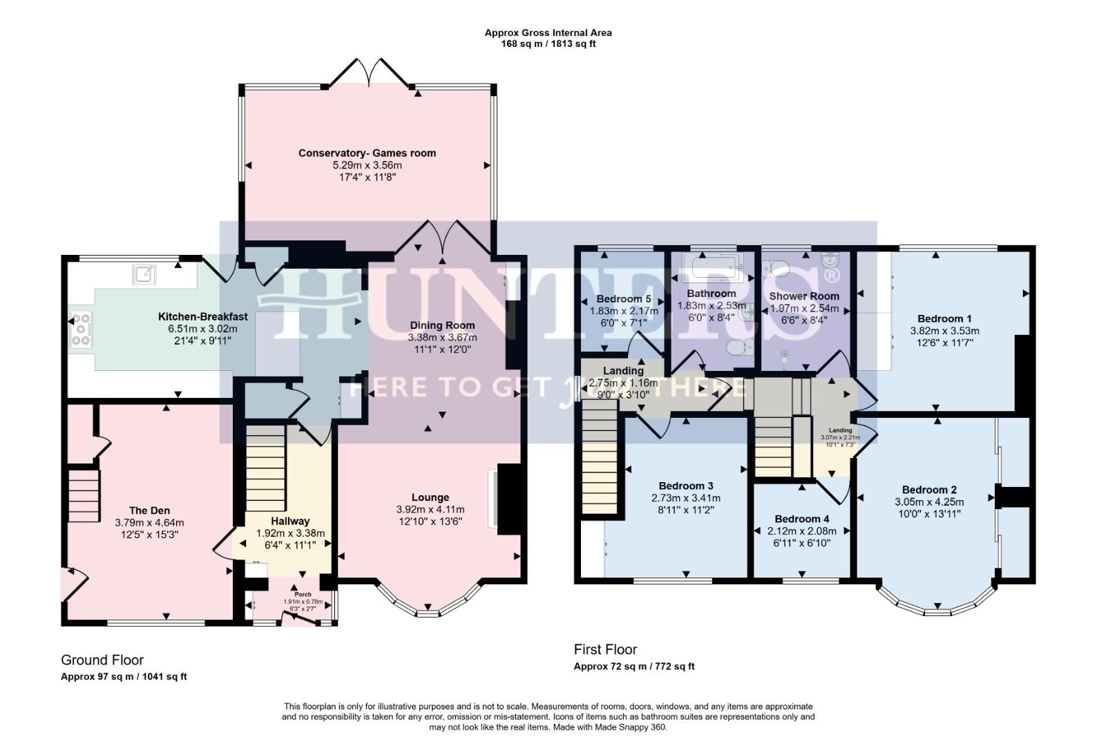 201, Little Glen Road, Leicester floorplan