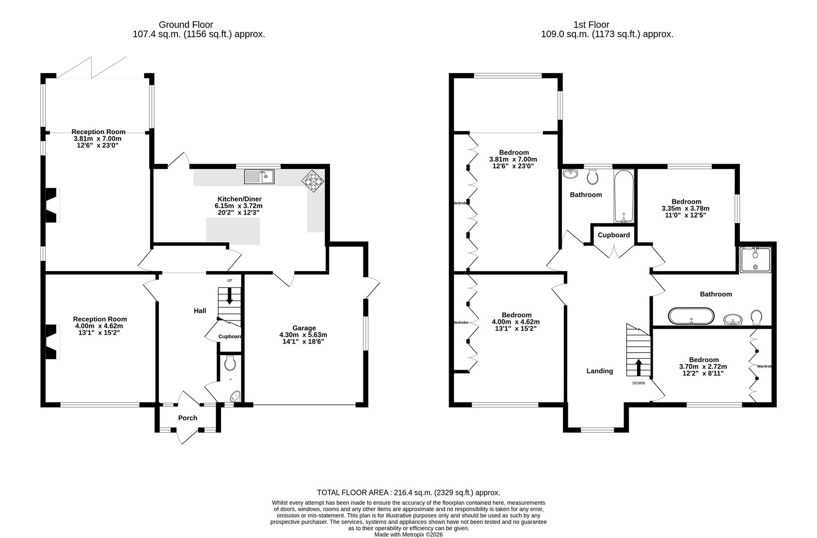 11, Shere Avenue, Sutton floorplan