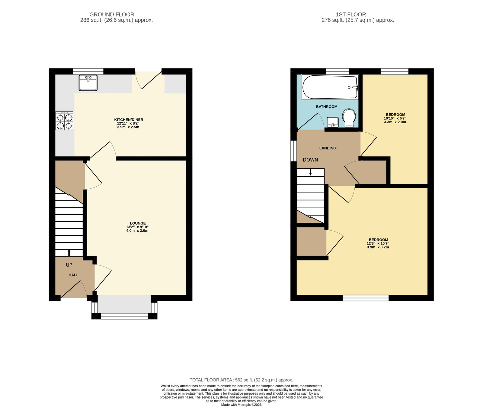 21, Browning Road, York floorplan