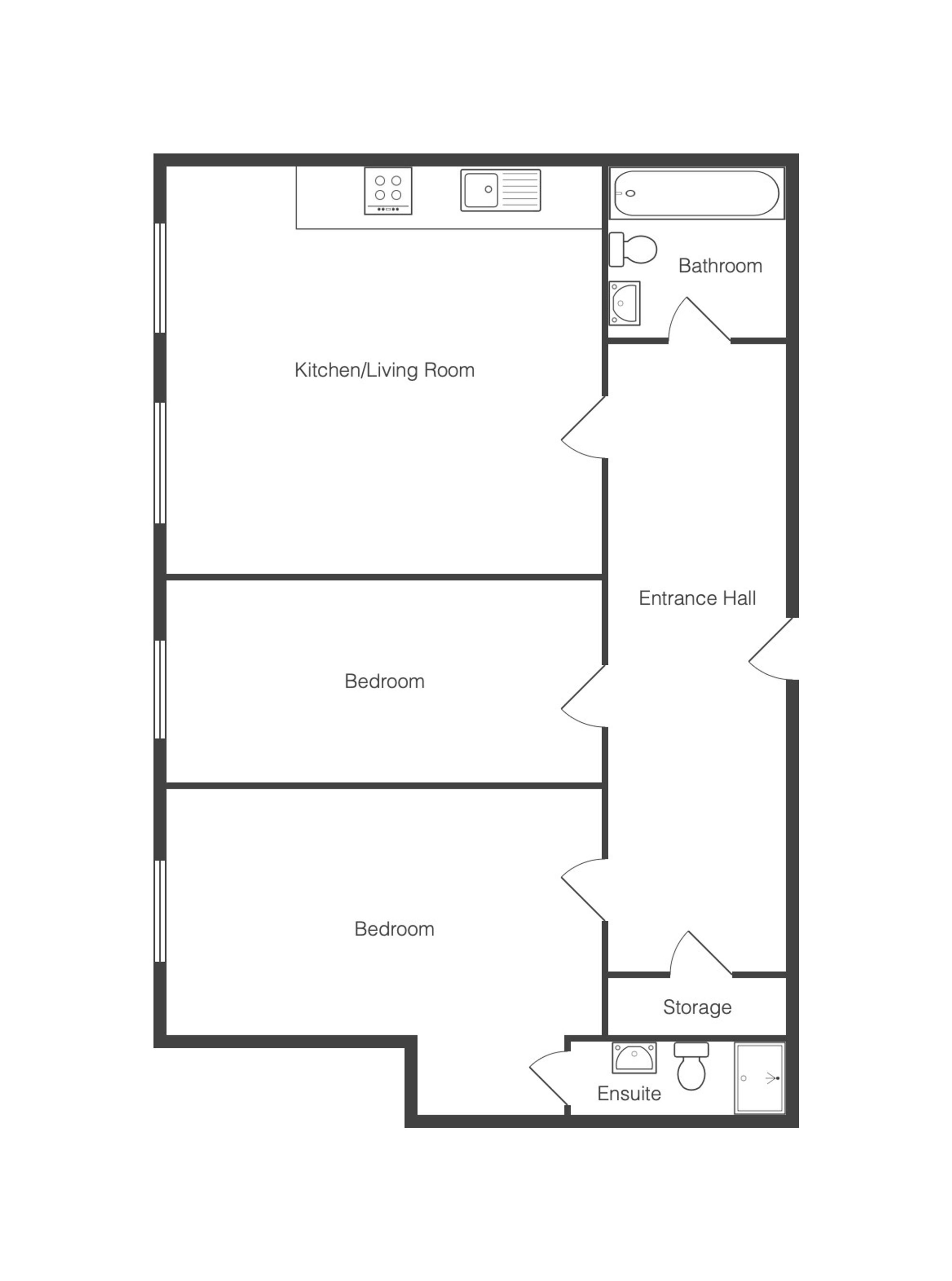75 Springfield Mill, Nottingham floorplan
