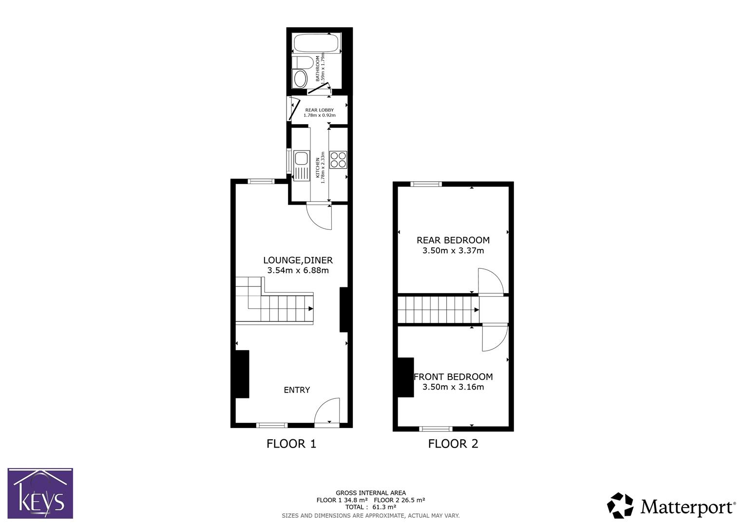 351, Uttoxeter Road, Stoke-On-Trent floorplan