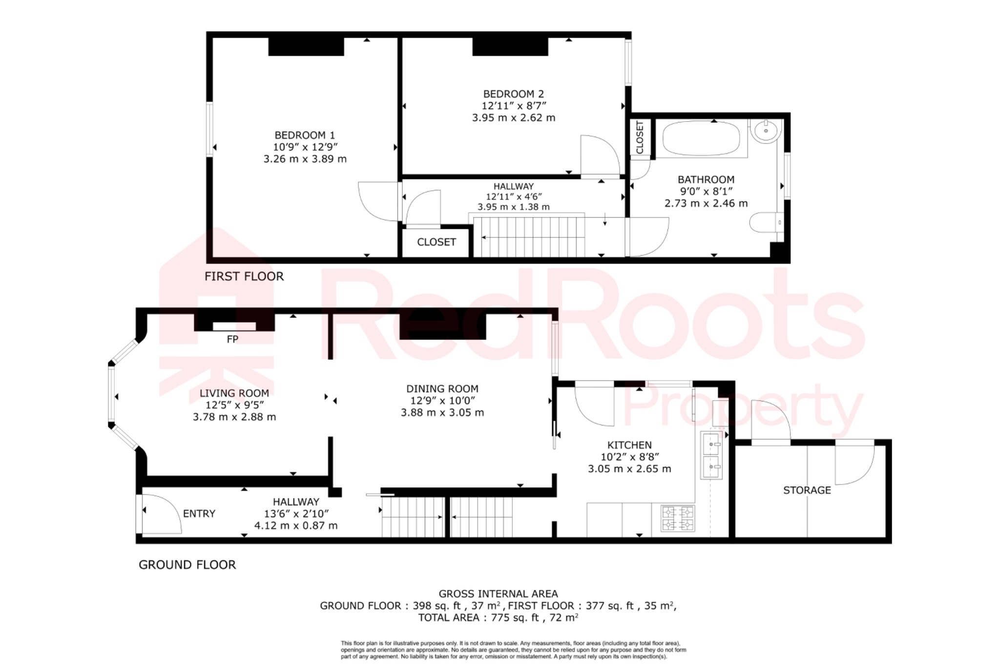 Doncaster, South Yorkshire floorplan