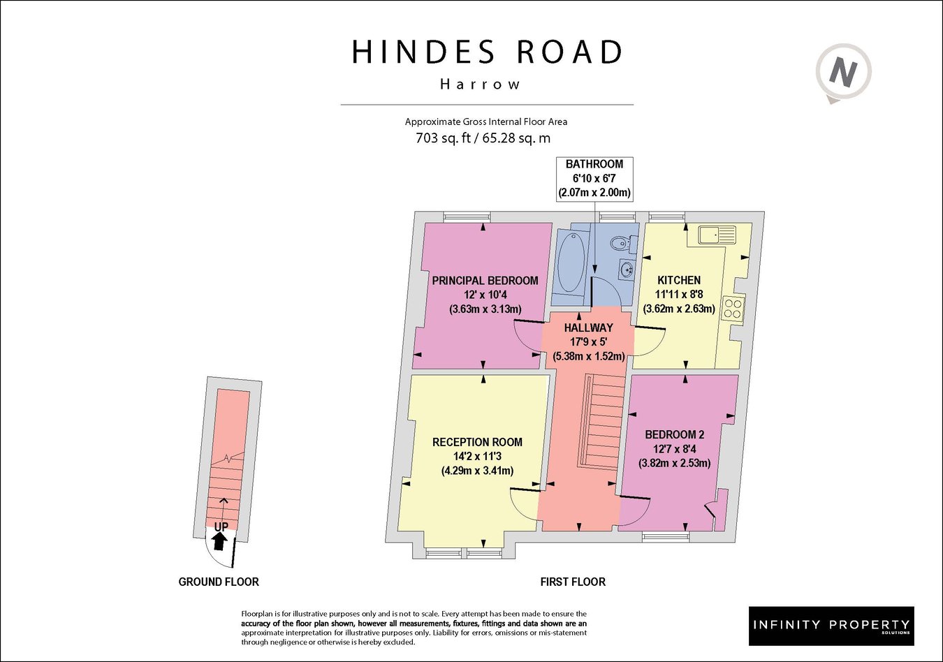 110b, Hindes Road, Harrow floorplan