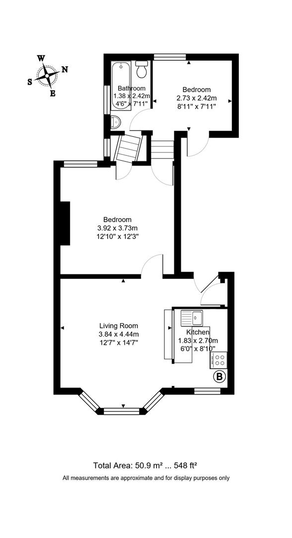 2 Bedrooms Flat for sale in Guildford Road, Tunbridge Wells TN1