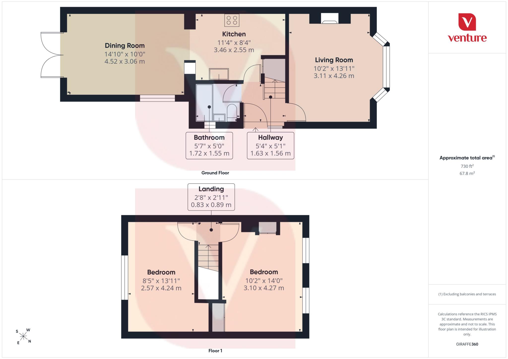 47, Roman Road, Luton floorplan