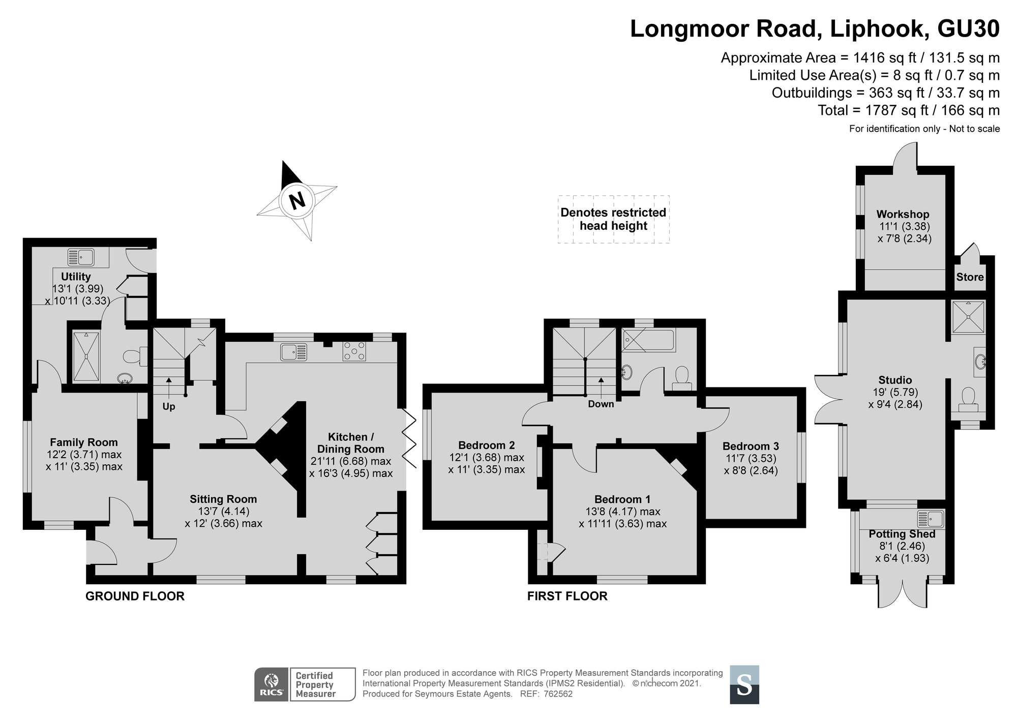 Longmoor Road, Liphook GU30, 3 bedroom detached house for sale